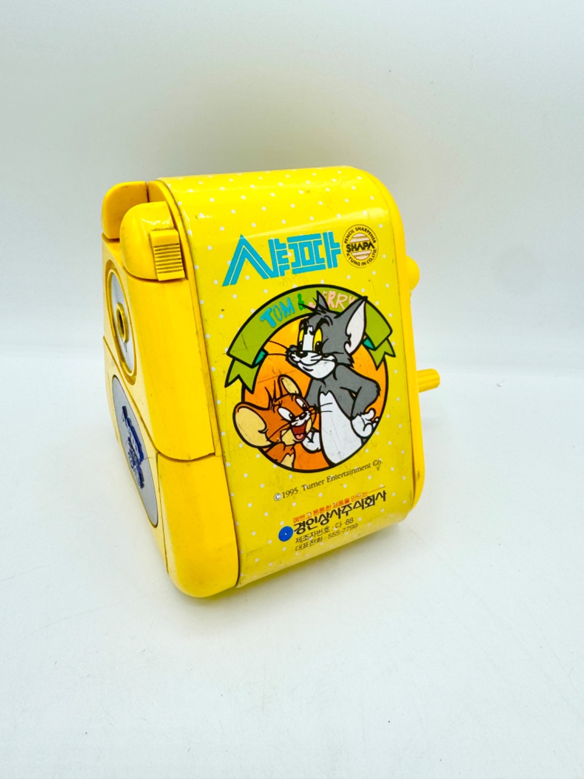 Vintage Shapa TOM & JERRY Pencil Sharpener Japan 1995 Turner Ent.