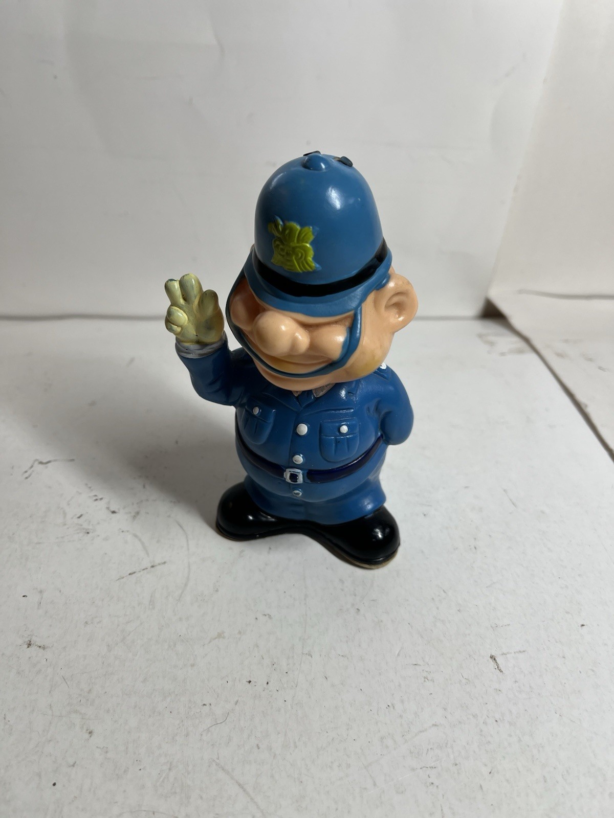 Vintage ALPS Japan Wind-Up Bobblehead Police (Bobby) Toy Works Rare