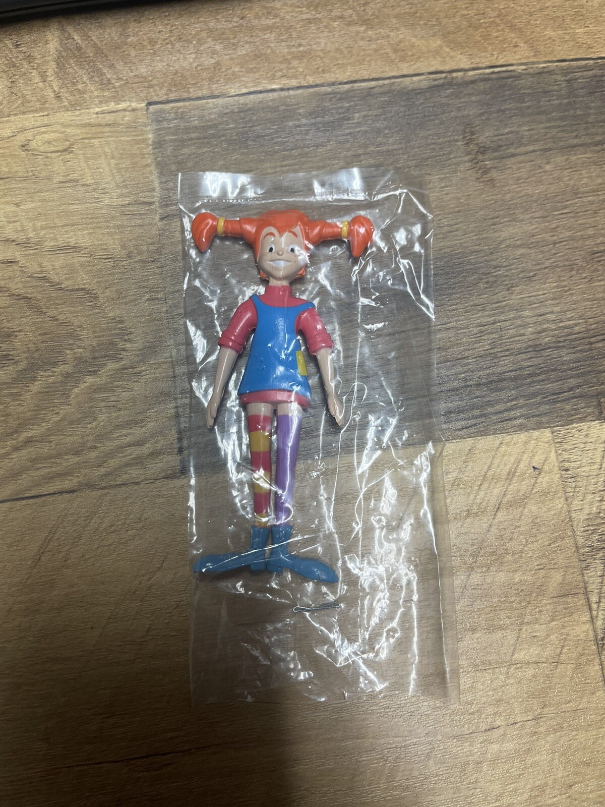 VINTAGE 1990s PIPPI LONGSTOCKING MOVIE PROMO FIGURE 1997 ANIMATED FILM TOY DOLL