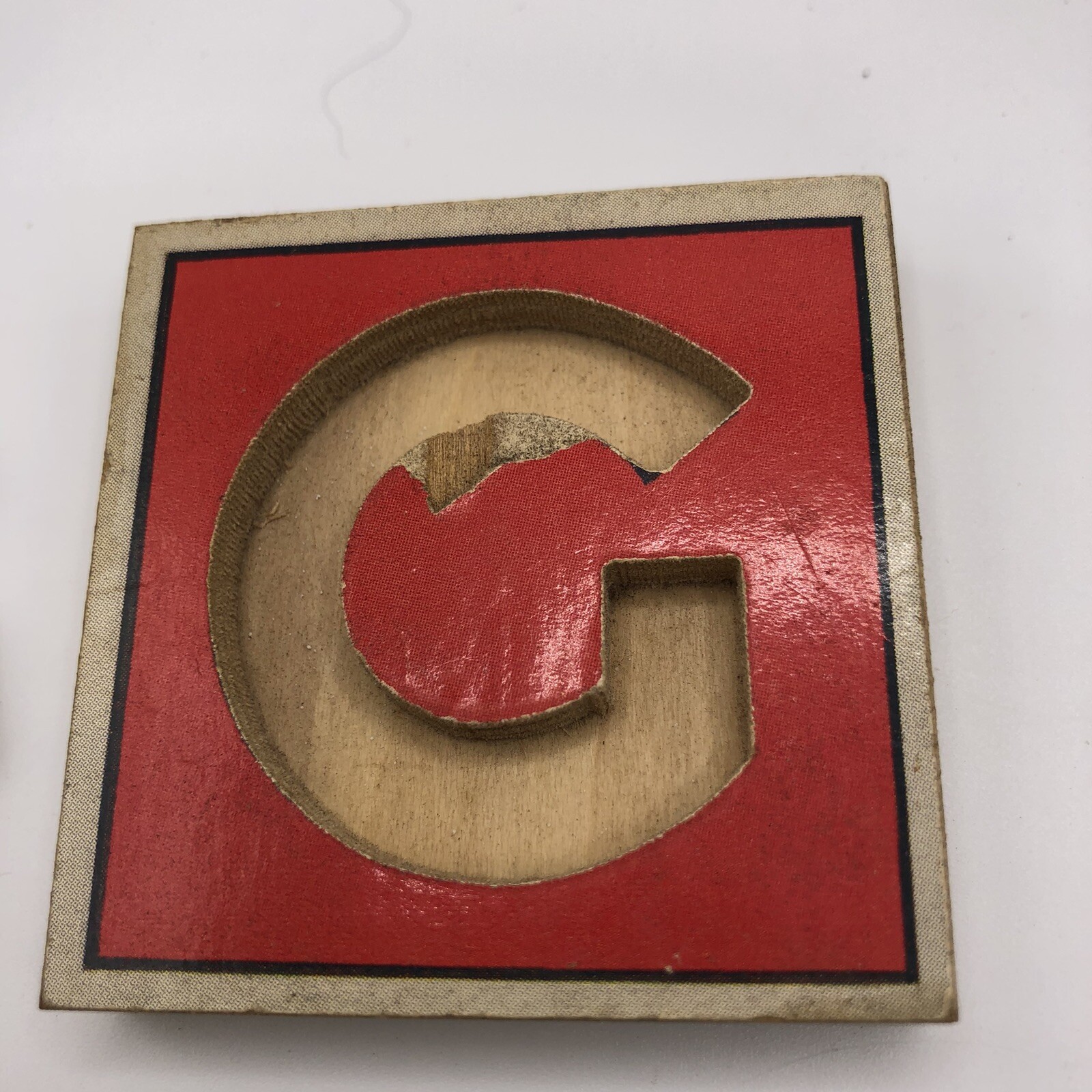 Vintage Victory’s Children’s Blocks Letters Removable 2 Sided Animal ‘s on Back