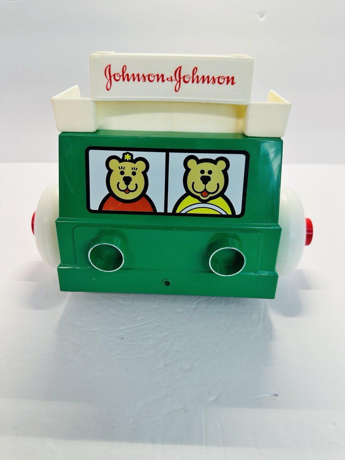 Vintage Johnson & Johnson Stack & Dump Truck & Shape Sorter Transporter Set