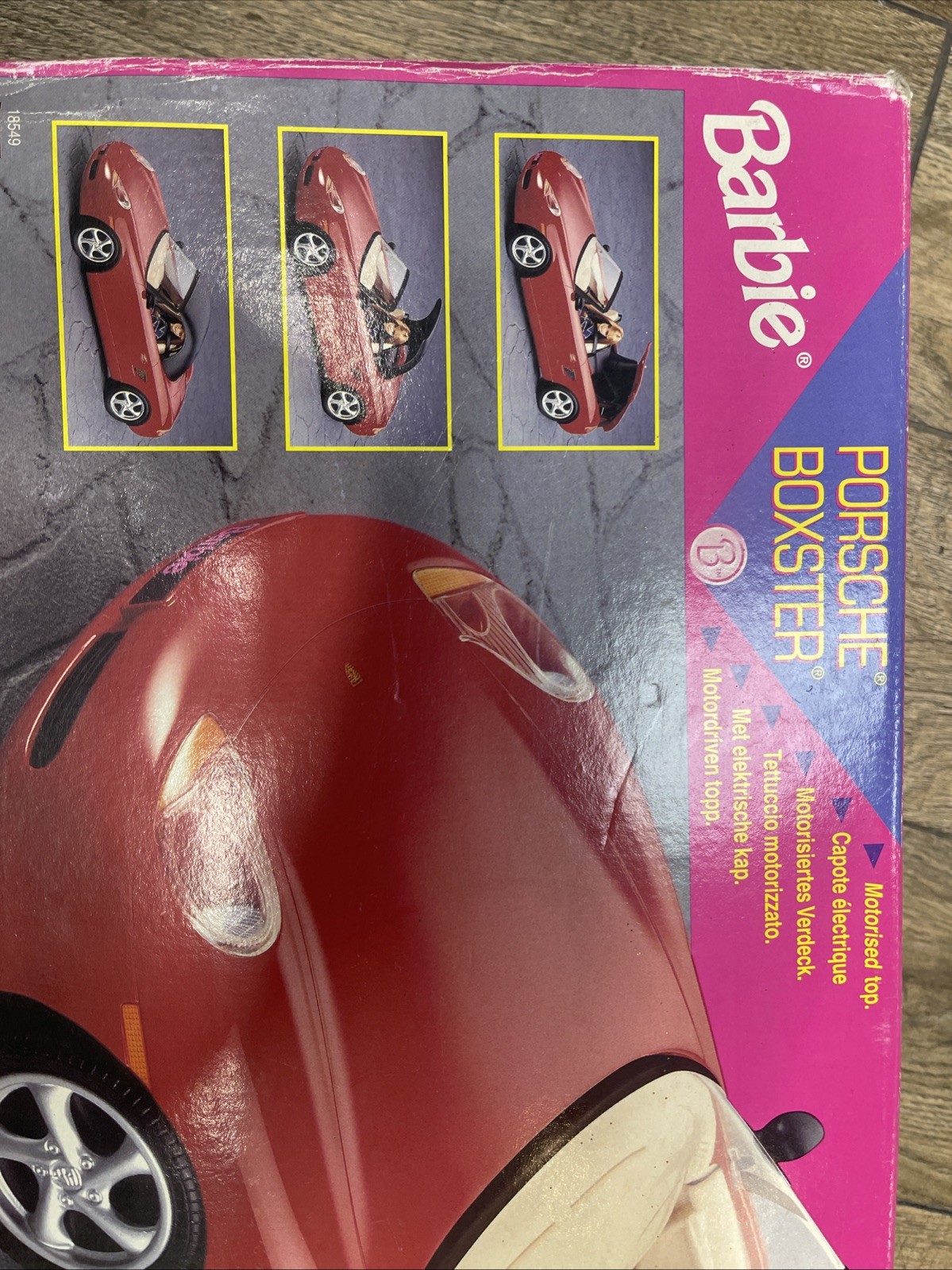 Vintage ~ (1998) Mattel Barbie Red Porsche Boxter ~ RARE