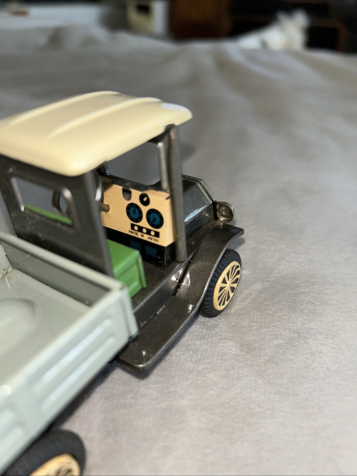 Vintage 1950s Tin Friction Ford Cragstan Model T Pickup Truck Japan