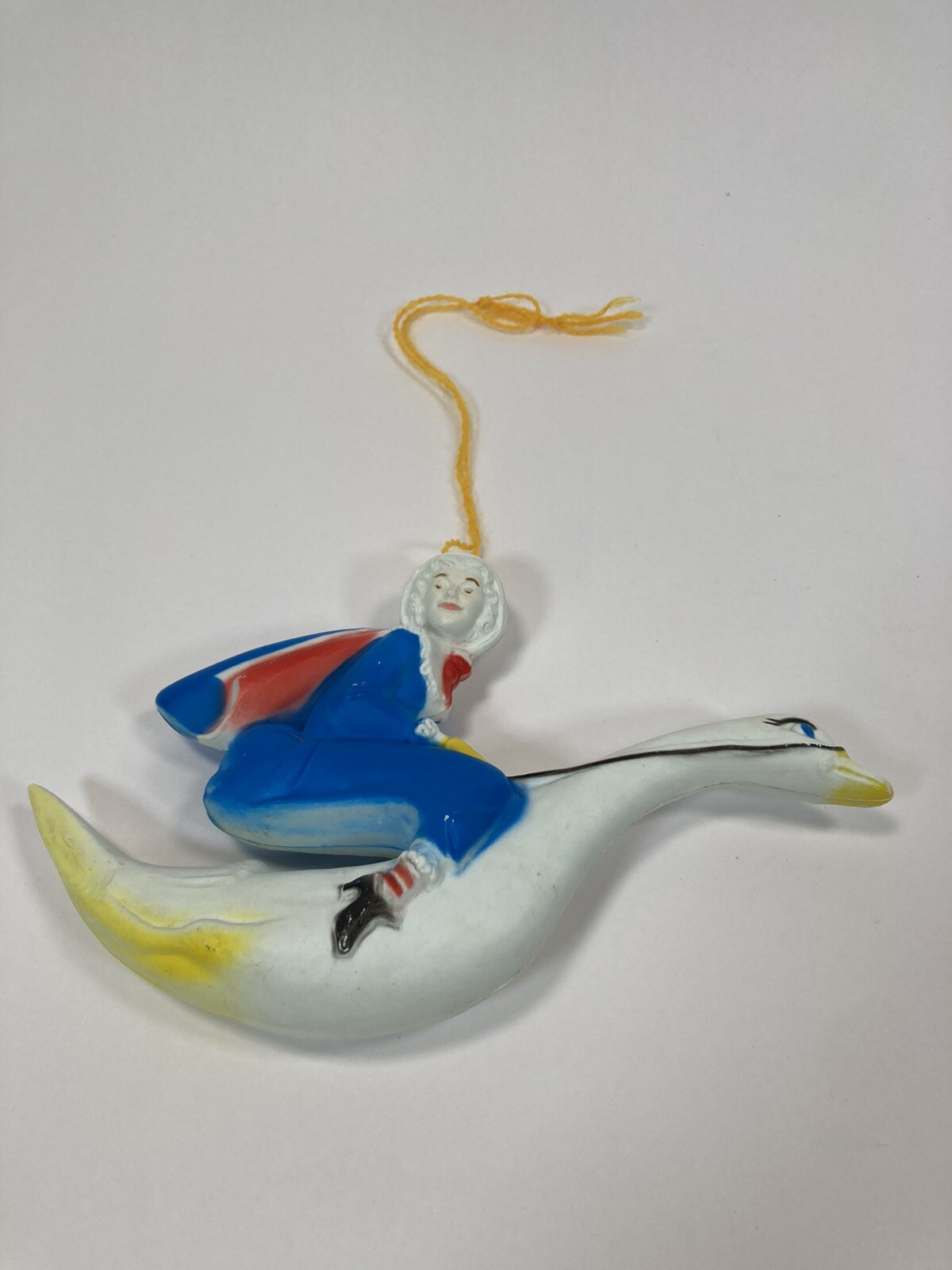 Vintage SaniToy Mother Goose Blow Mold Plastic Mobile Nursery Rhymes Peace