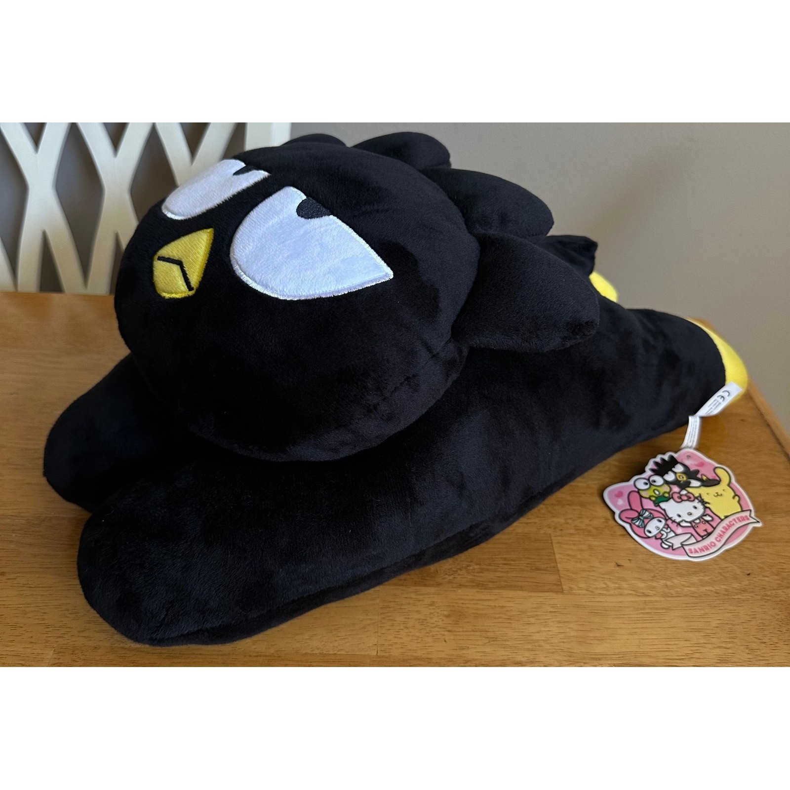 Sanrio Badtz-Maru Huggable Plush XO Black Penguin Large 18″ 2014 NWT RARE