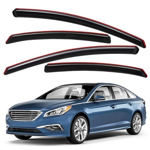 Lightronic Extra Durable Clip-on in-Channel Auto Vent Window Visors, In-Channel