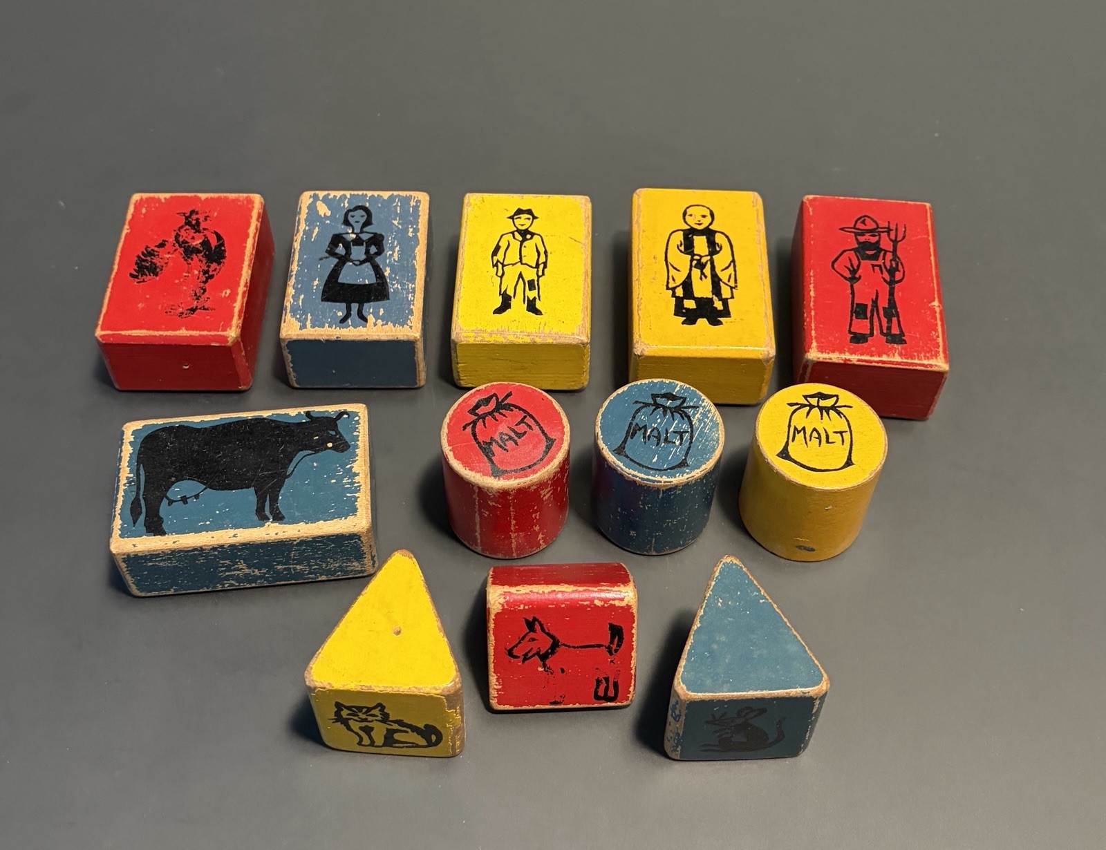 Classic Educational Wooden Toy “House That Jack Built” by Holgate 1940s