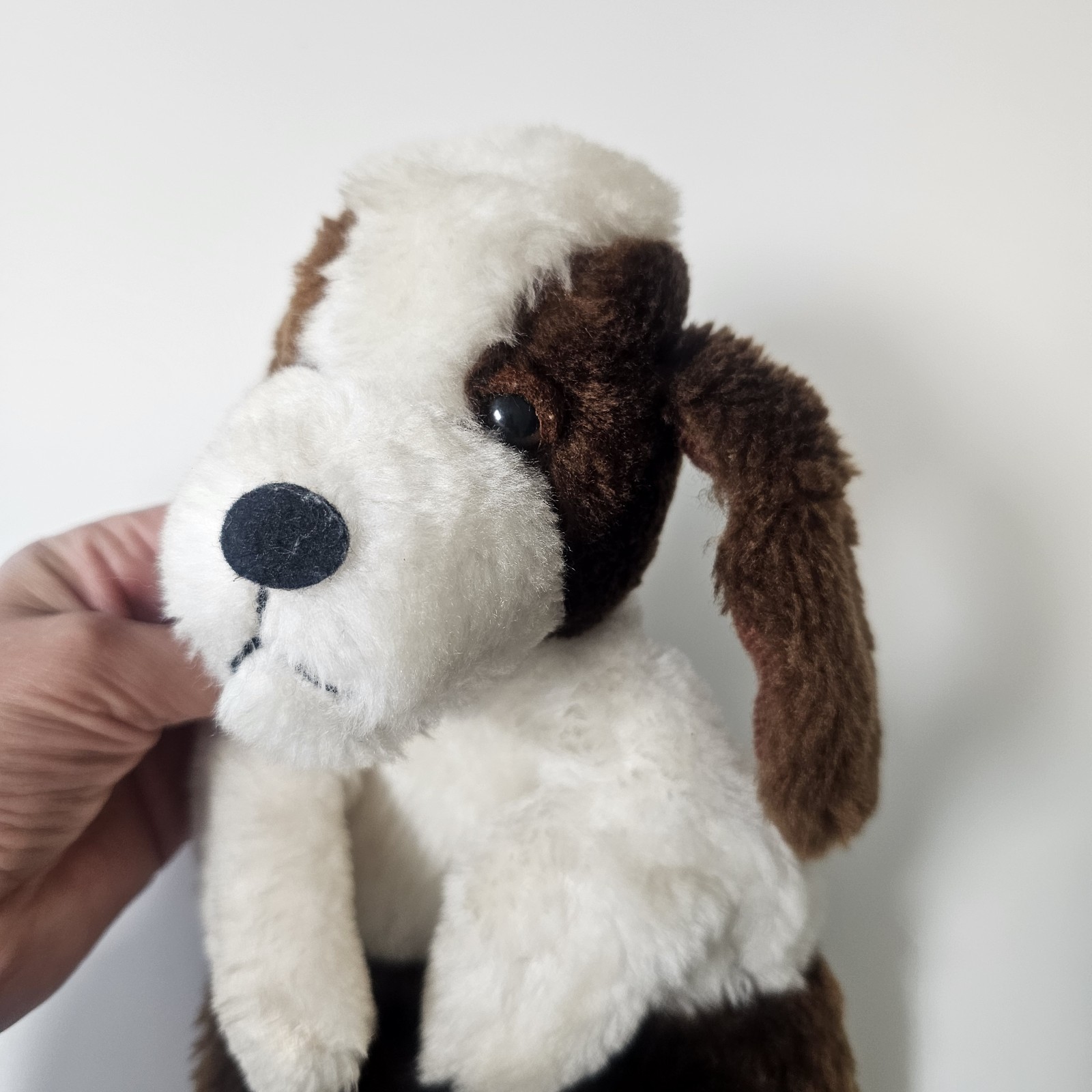 Vintage R Dakin & Co Dog Hand Puppet 1976 Brown & White