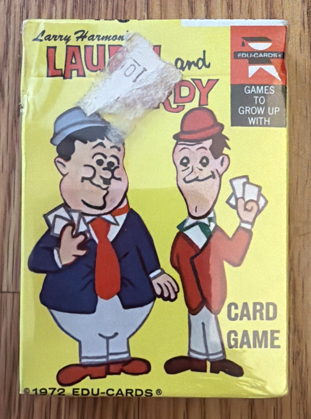 Vintage 1972 Larry Harmon’s Laurel and Hardy Card Game by Edu-Cards