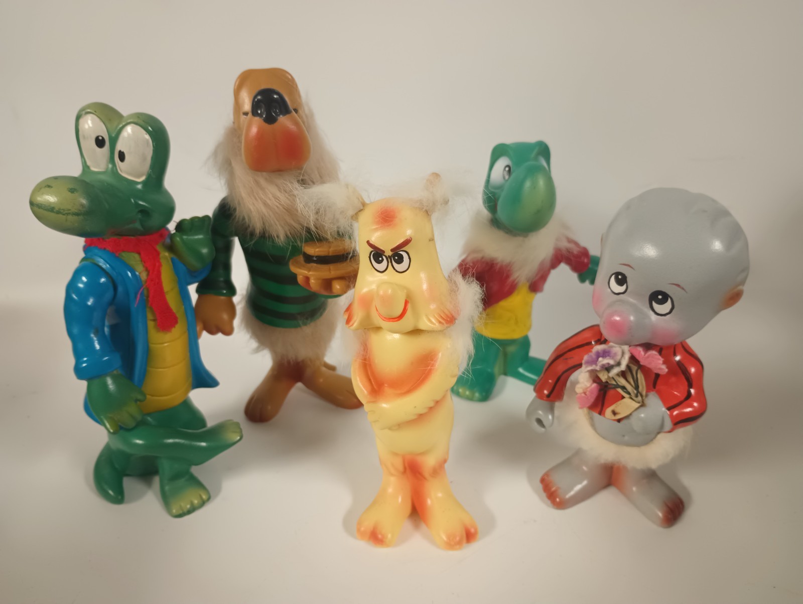 Lot of POGO Walt Kelly Figures 1968 Very HTF Large Figure Comic Toys 1960s