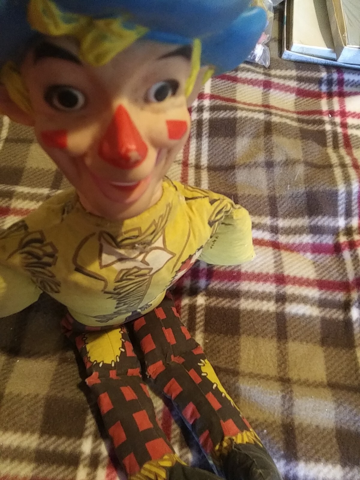 Vintage 1965 Ralston Purina RP Company Wizard Of Oz Scarecrow Rubber Head