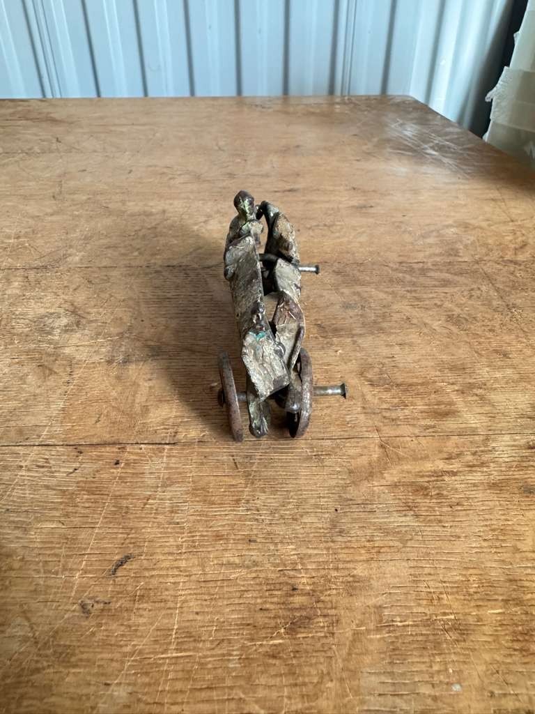 1910s CAST IRON BOAT TAIL RACER / RACE CAR By A C WILLIAMS 5.25″ ORIGINAL