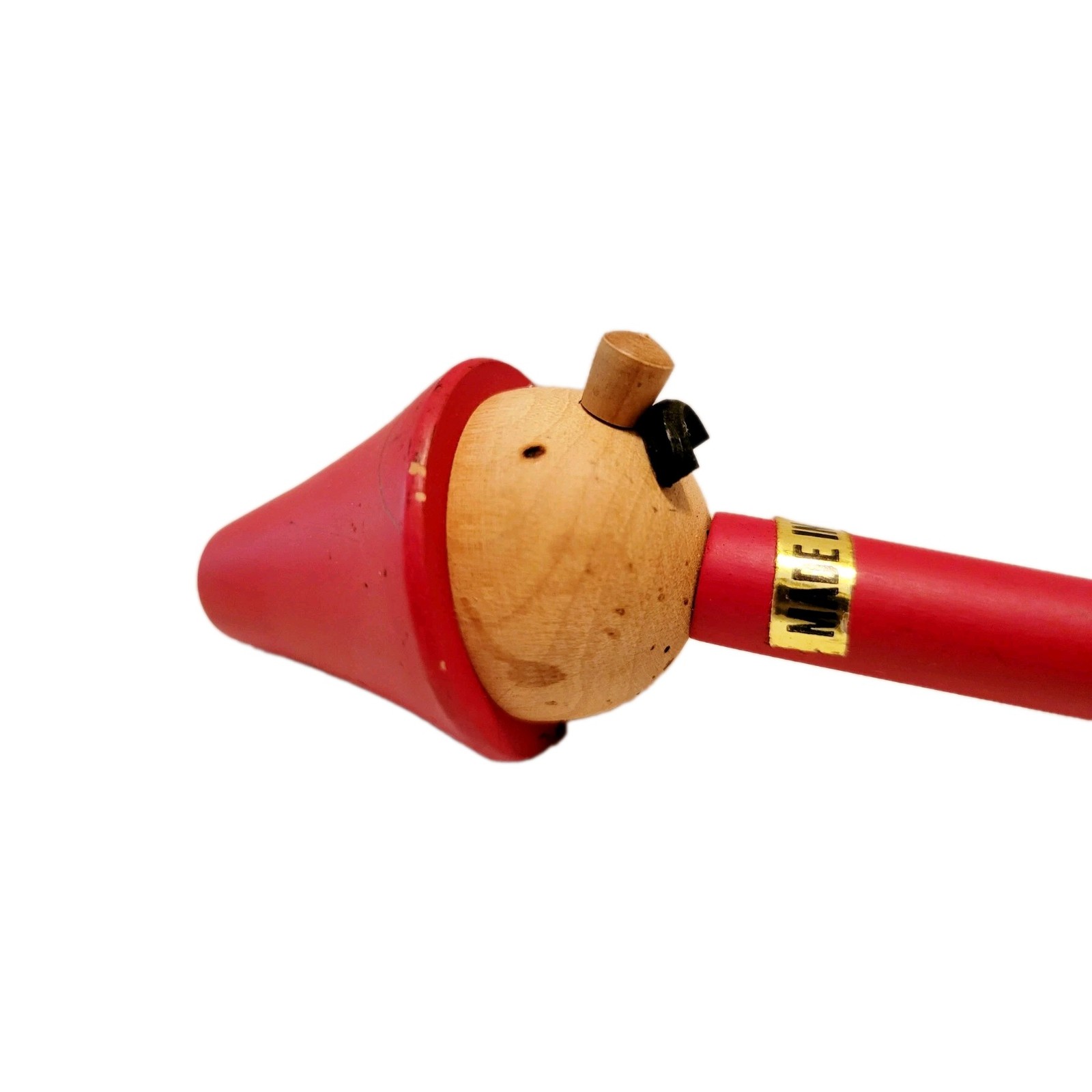 Vintage Wooden Pens Made In Italy Man & Women Red Collectible pens *do not write