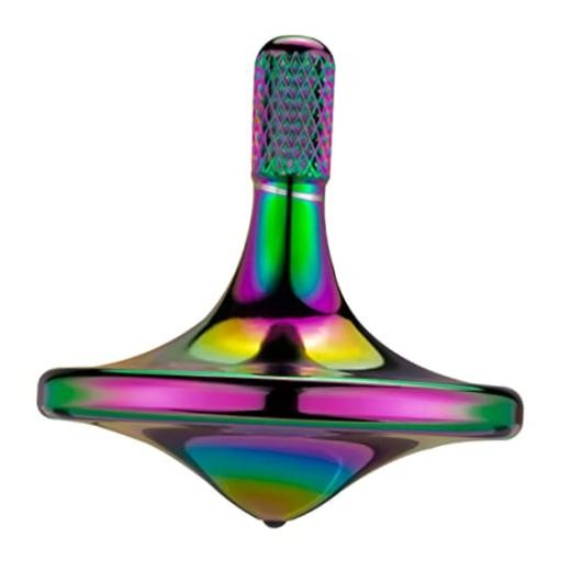 Precision Metal Spinning Top, Spin Smooth for A Long Time, Best Spin Iridescent