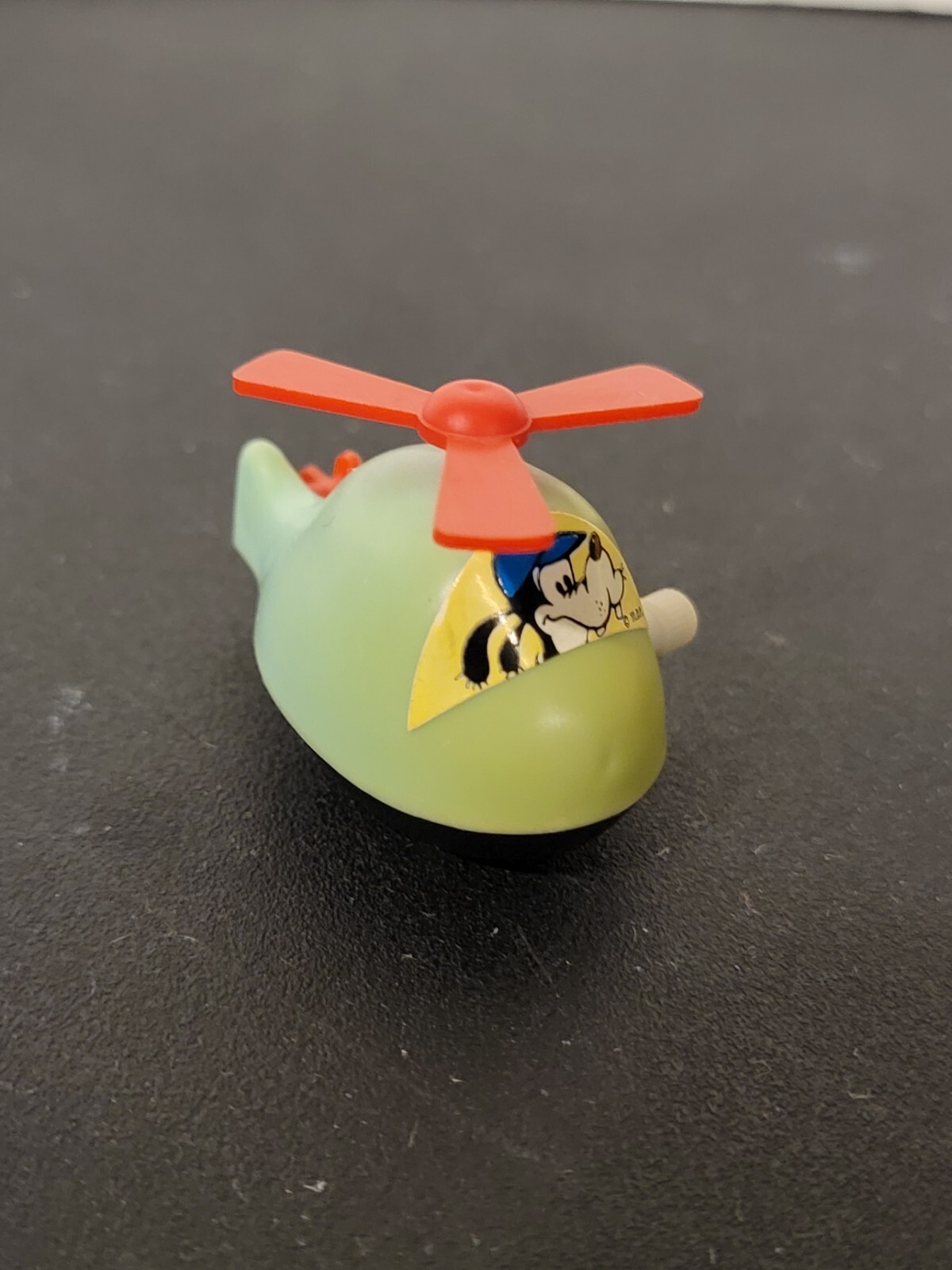 Vintage Disney Goofy Helicopter Wind Up Durham Industries 1979 (Not Working)
