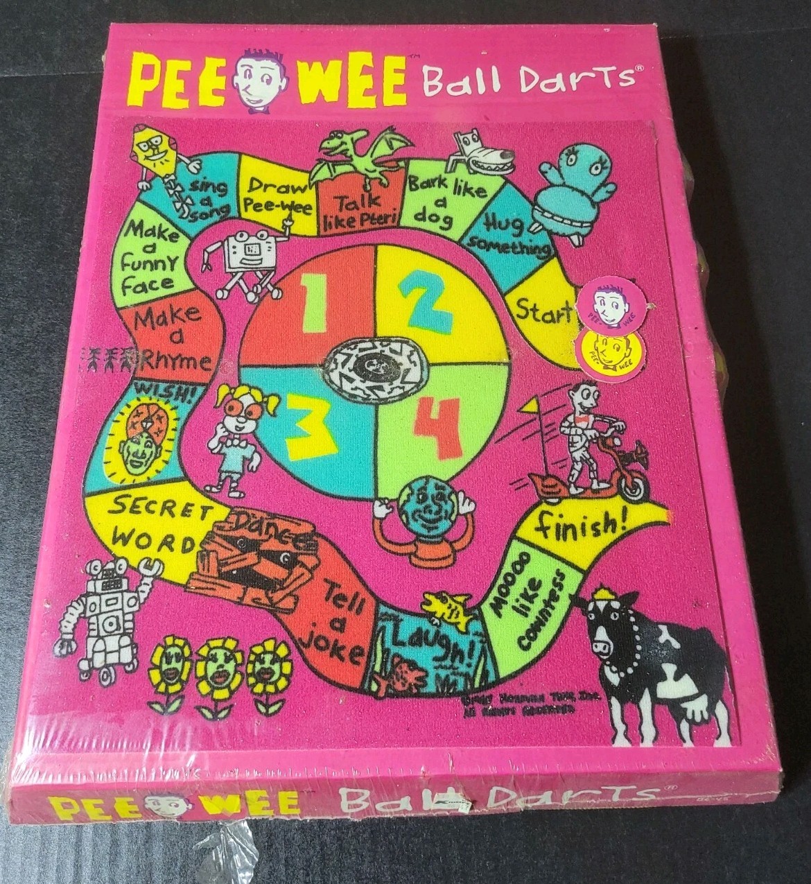 PEE WEE HERMAN Ball Darts New Sealed Complete 1987 Pee Wee’s Playhouse Penny