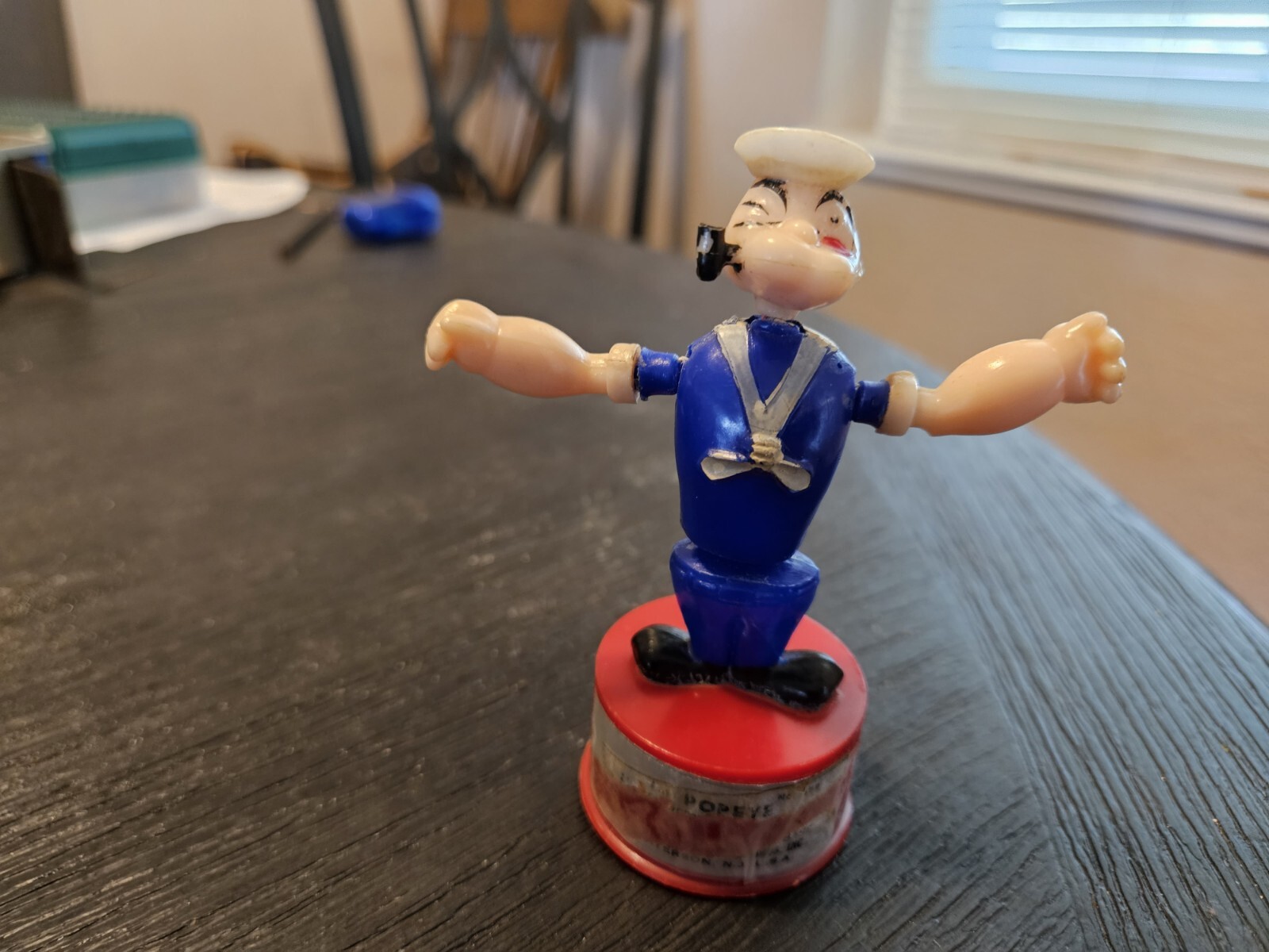VINTAGE 1960’S “POPEYE” PUSH BUTTON TOY PUPPET