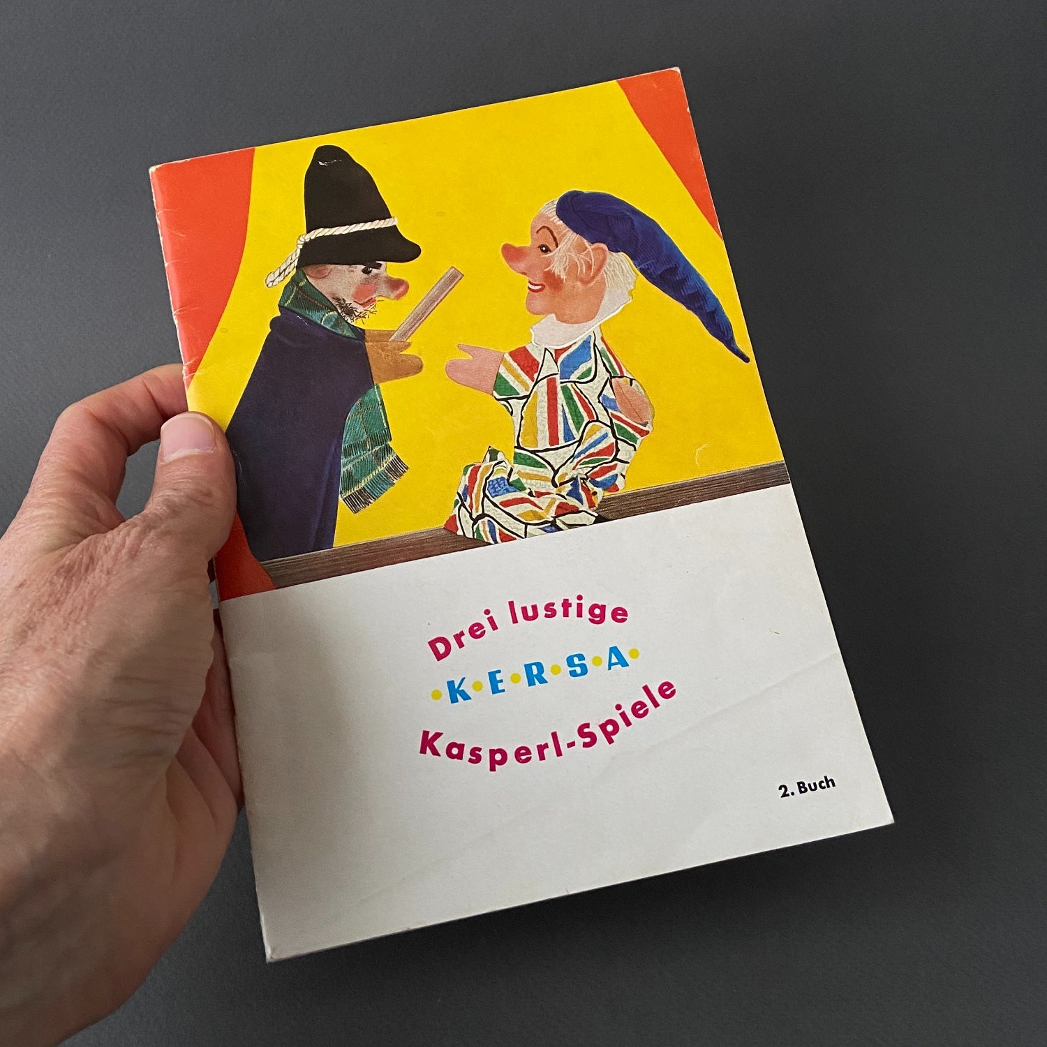 Rare KERSA Script Booklet for Puppet Plays ~ 1950-60s Vintage Book in German