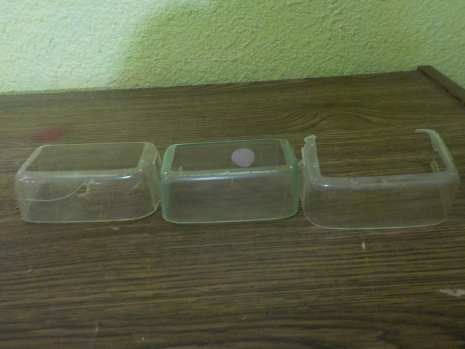 vinbtage buddy l truck set of 3 old crack chip windshield for parts