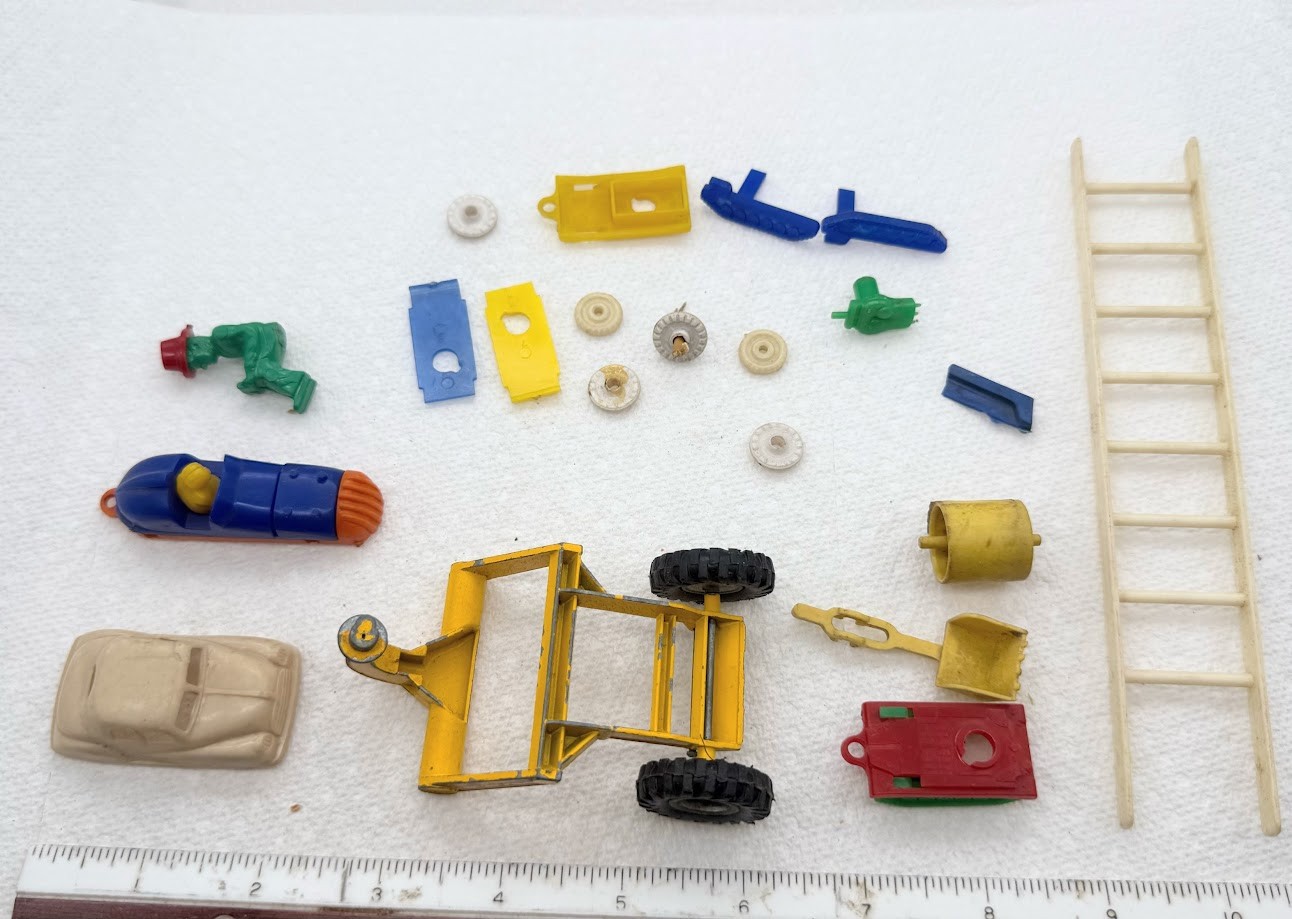 Vintage Toy Lot Parts and Pieces Tonka Lionel Etc AS SHOWN
