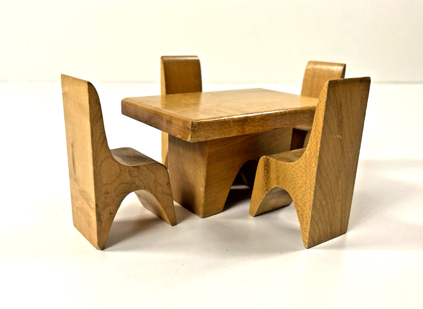 Vintage Creative Playthings Playforms Dining Table + 4 Chairs Set 5 Pieces