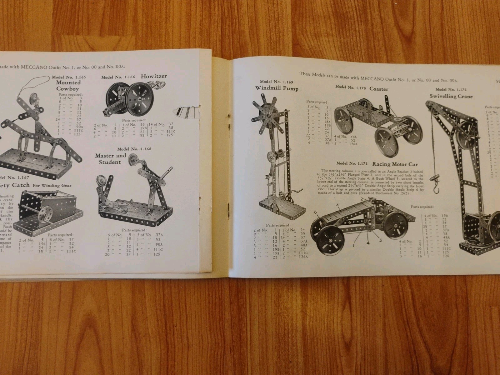 Vintage Original 1927 Meccano American Edition Instructions For Outfits 00 to 3X