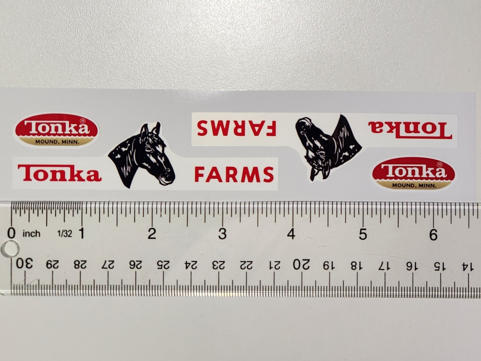 Tonka Farms Horse Truck Replacement Stickers And Door Logos 1962 To 1969
