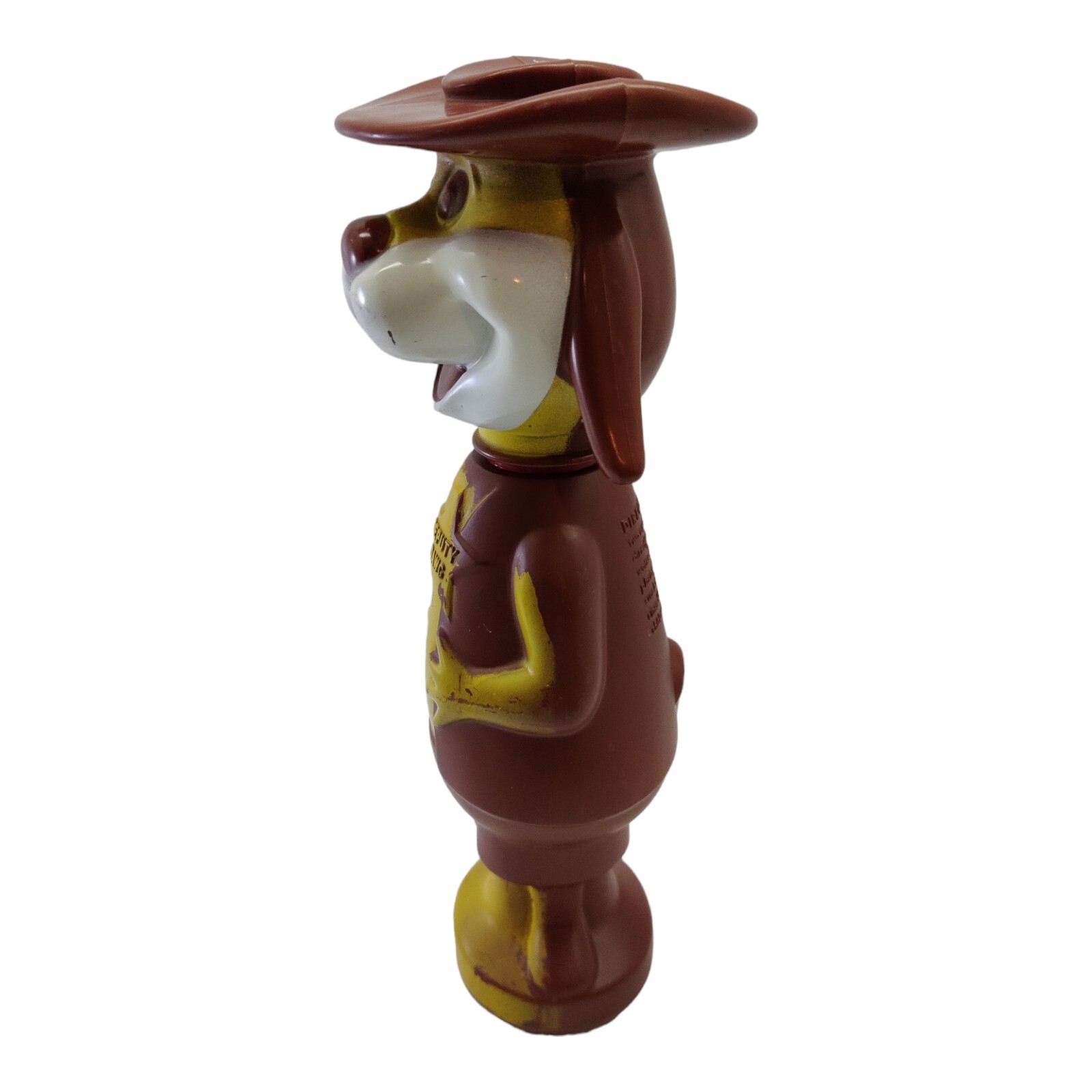 VTG 1966 Colgate Palmolive Terrytoons DEPUTY DAWG SOAKY Bubble Bath Bottle #1