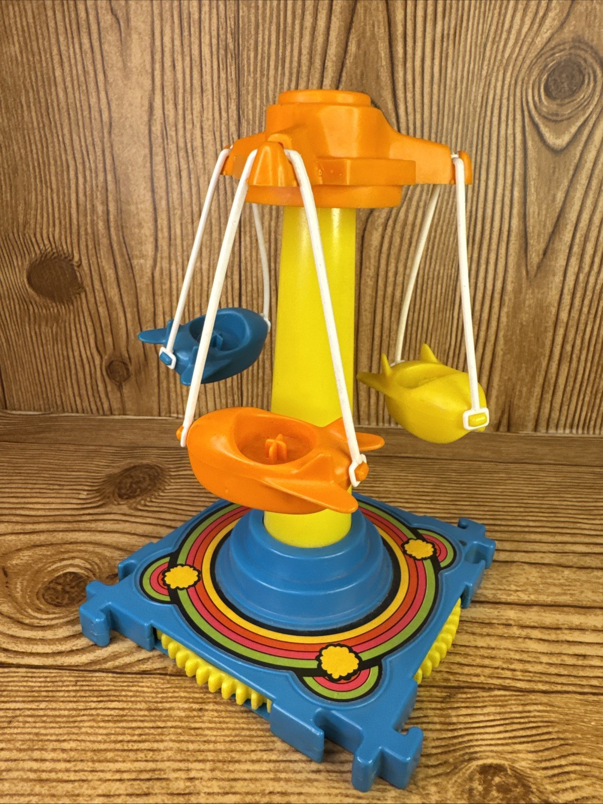 Vintage 1976 Tree Tots Family Amusement Park Swing Kenner General Mills #9750
