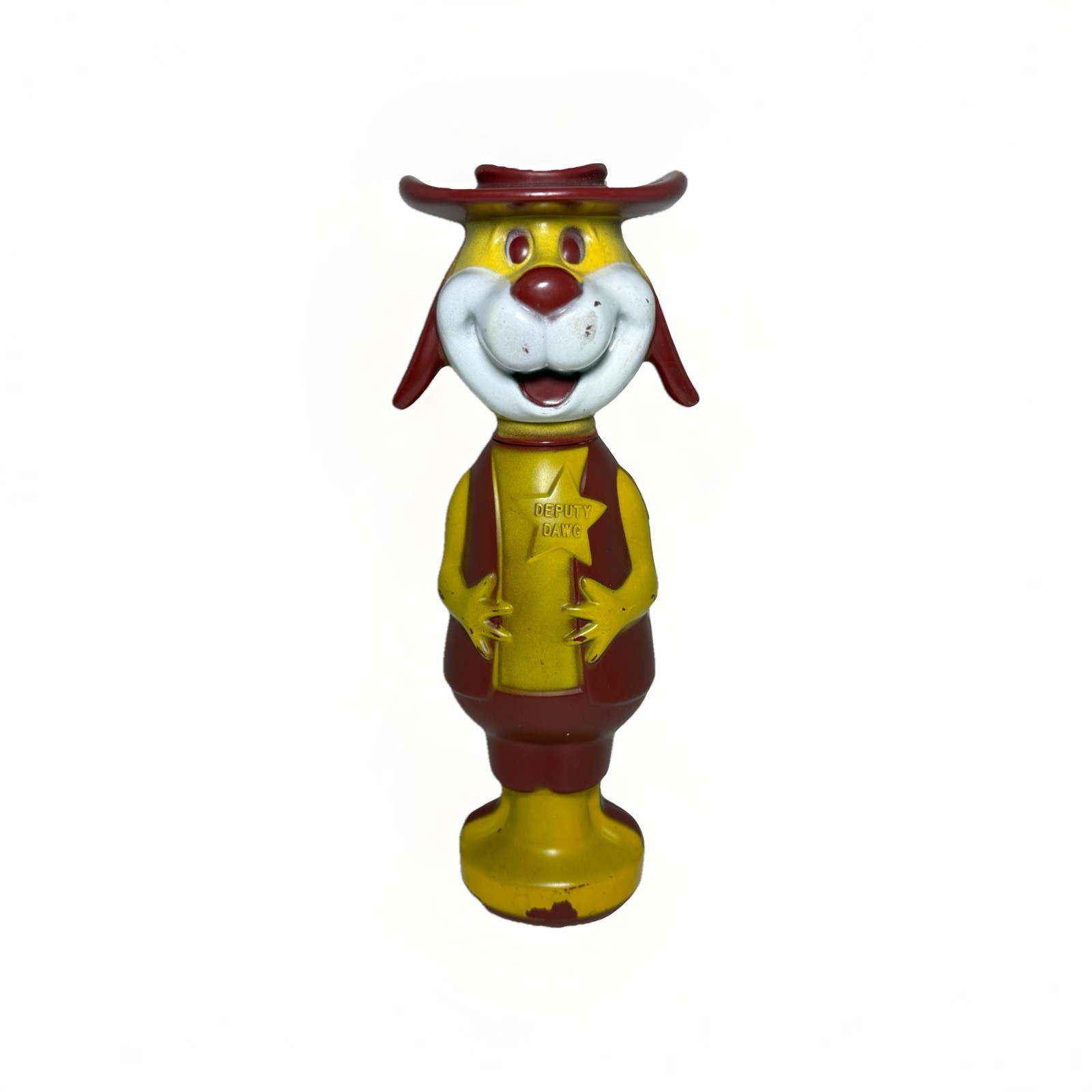 Vintage Deputy Dawg Soaky Bubble Bath Bottle Colgate Palmolive Terrytoons Toy