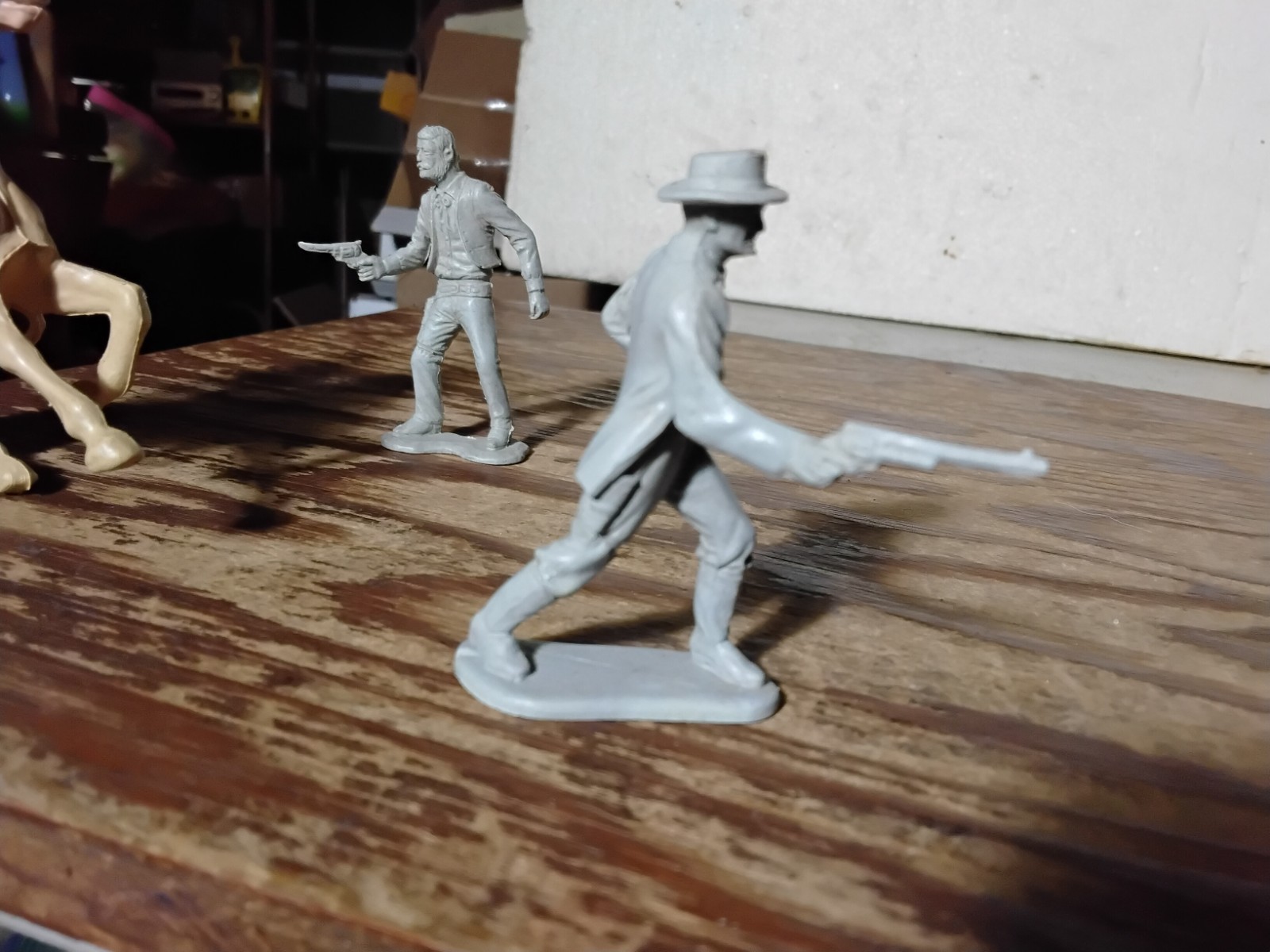MARX 1950s WYATT EARP at O K Corral Figures Playset western Cowboys