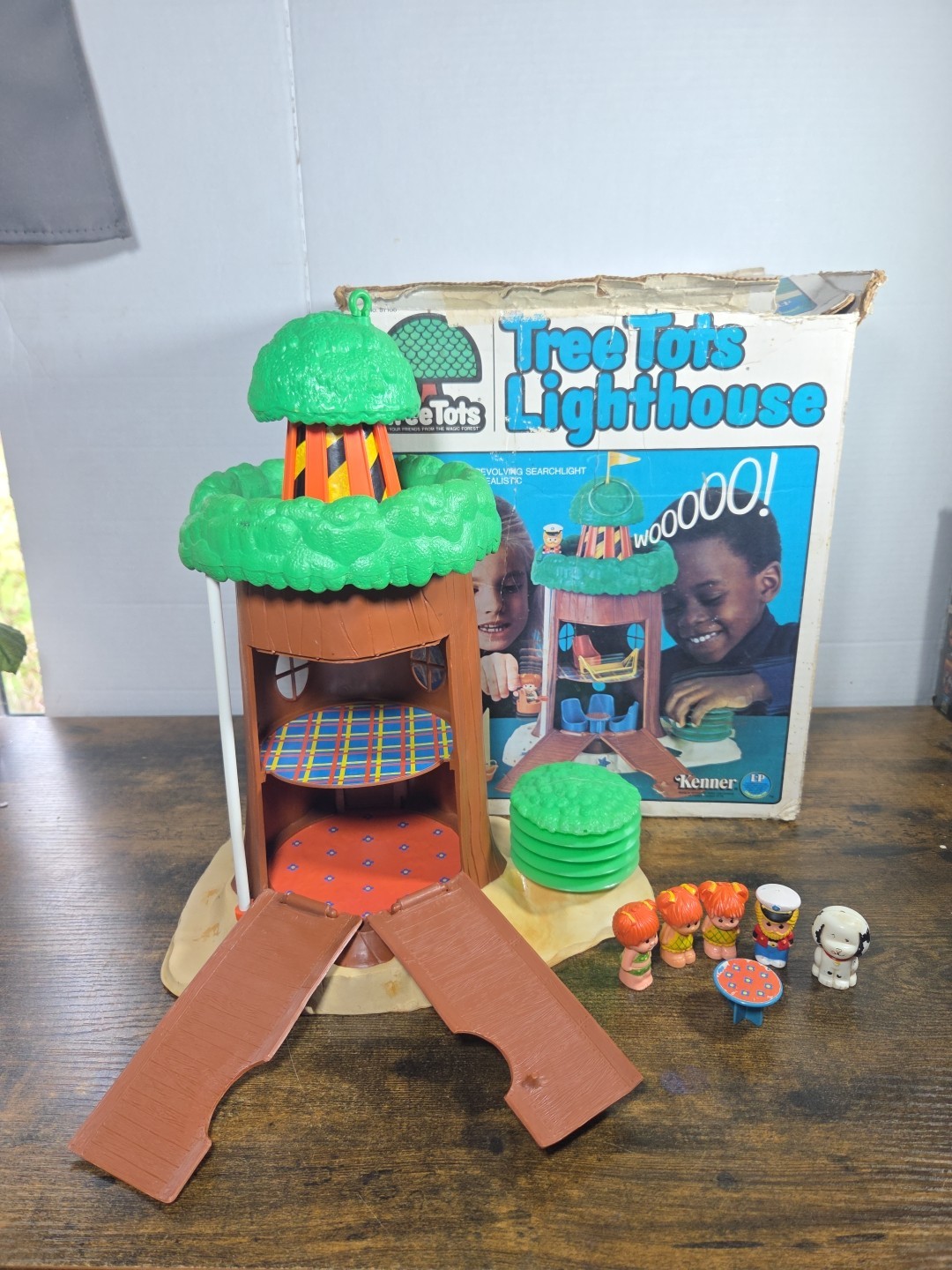 Vintage Tree Tots Family Lighthouse Set 1977 Original Box Kenner
