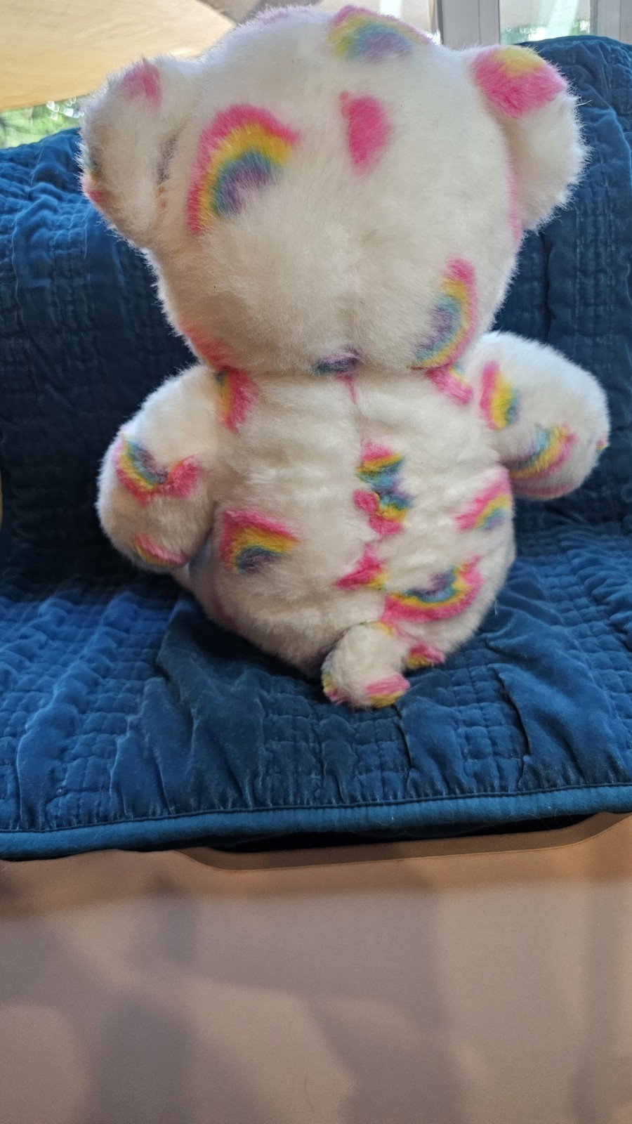 Summer Hugs Season Build-A-Bear 2009 Retired Stuffed Plush White Rainbows