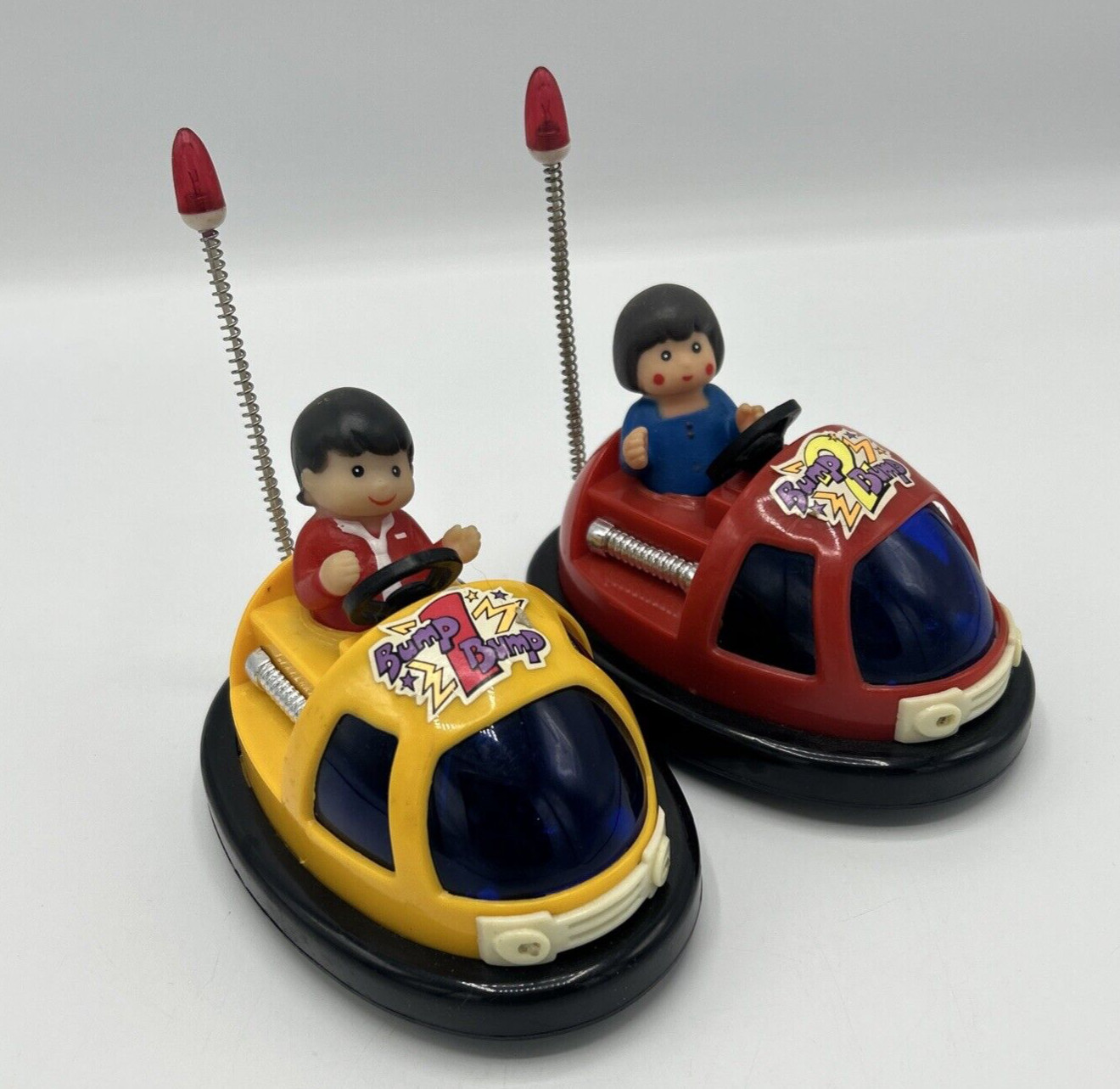 Vintage Bumper Cars Modern Toys Bump Bump Battered Operated Untested