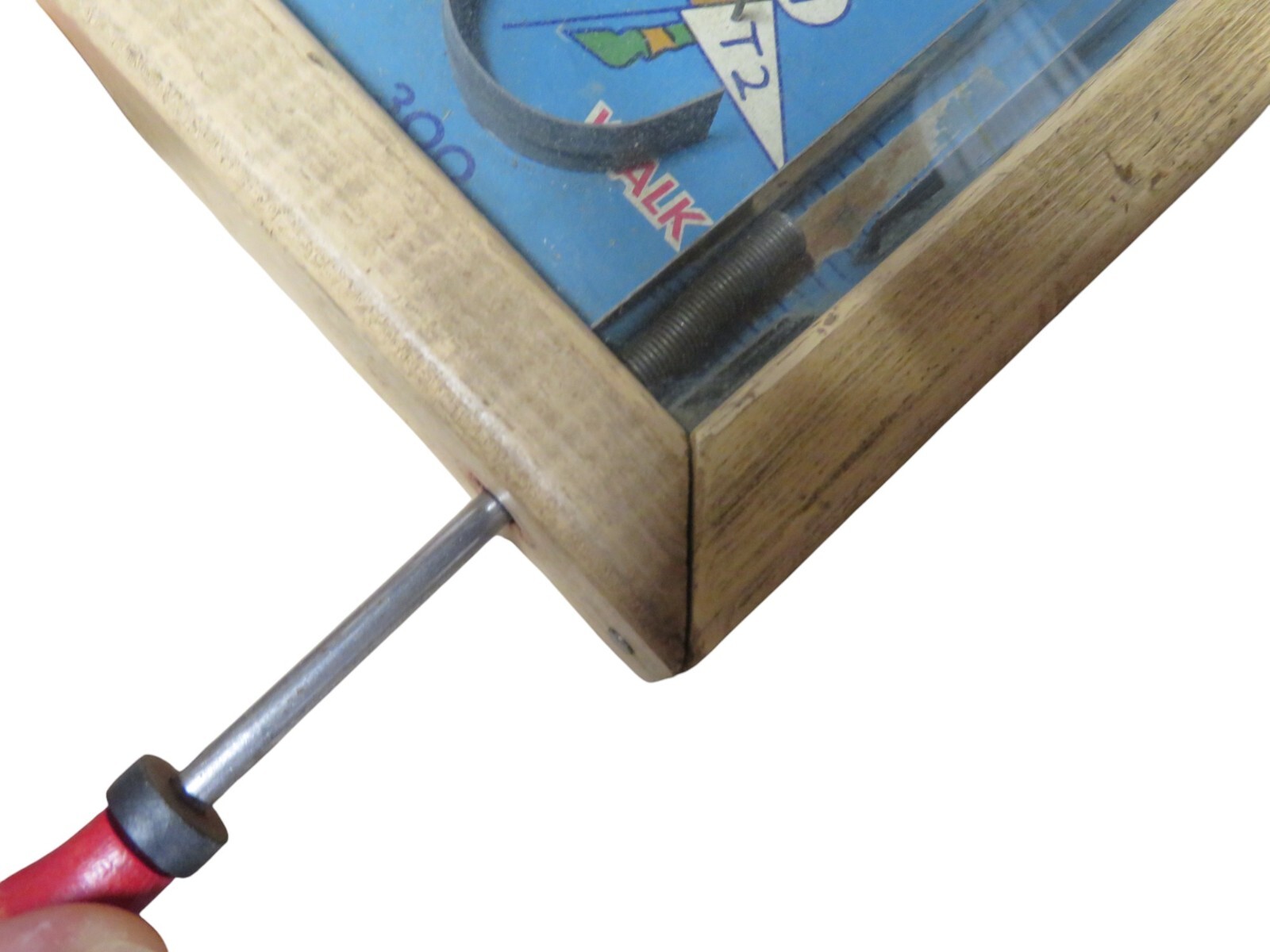 Vintage POOSH-M-UP “Big 5” Pinball Game Baseball Table Game 1930s