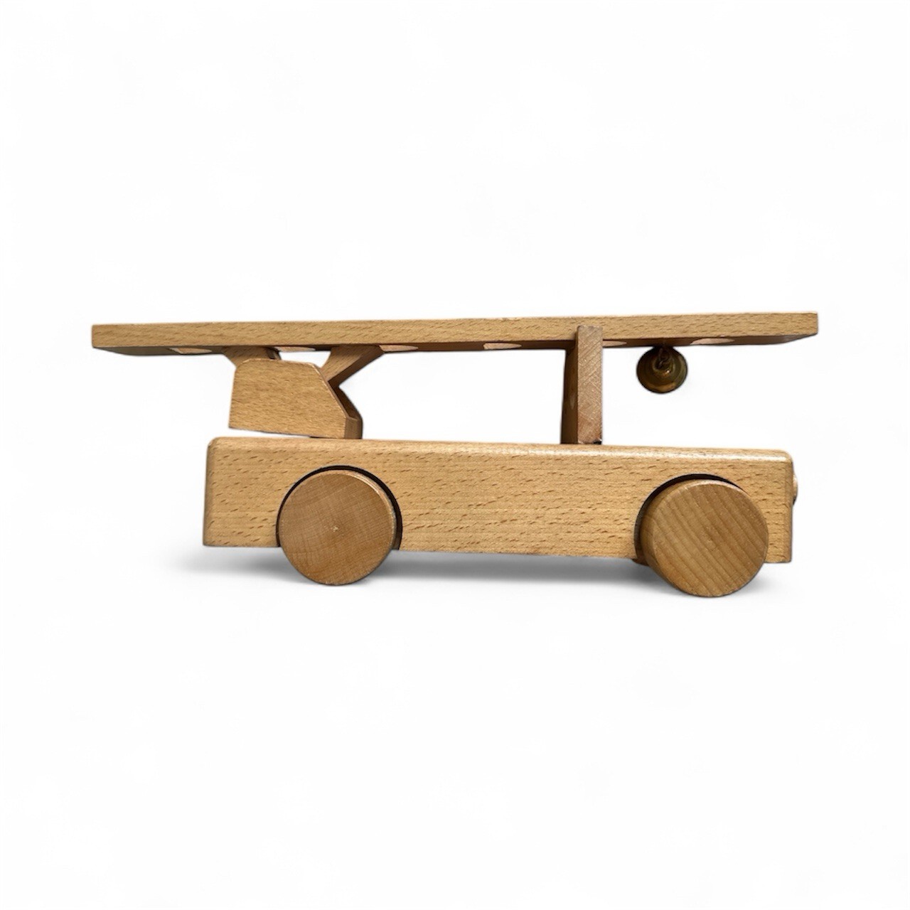Vintage Konrad Keller Spiel Gut Holzspielwaren Wooden Firetruck