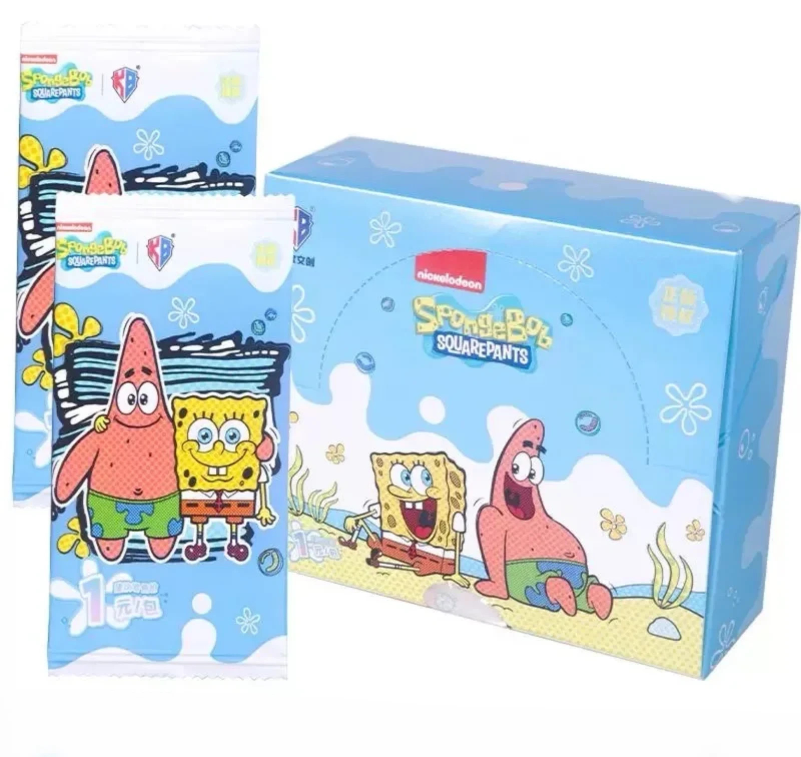 KB SpongeBob Card Mystery Box – 36 Packs Sealed Trading Cards Collectible