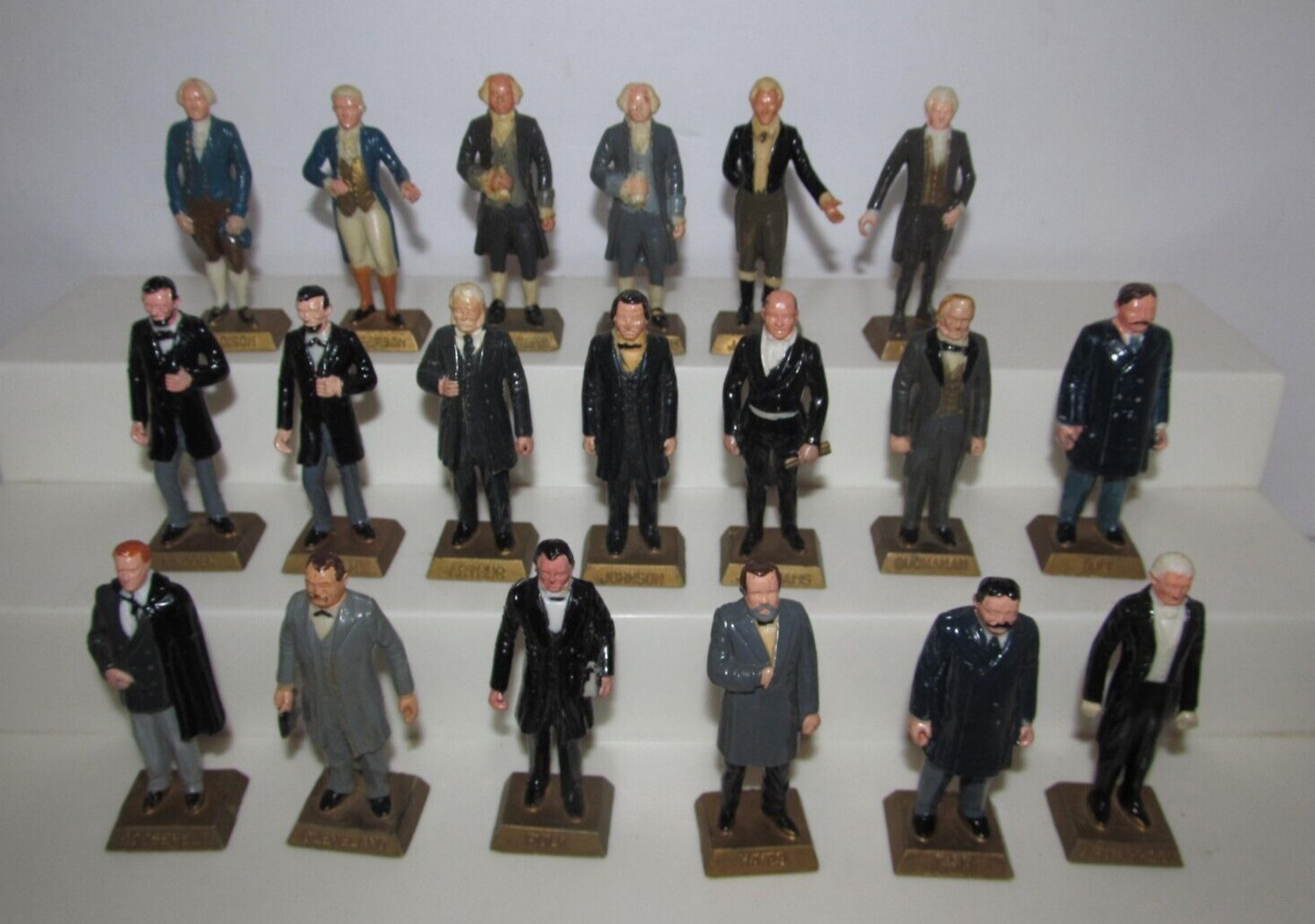 Vintage 1960’s MARX United States Presidents Miniature Figure LOT