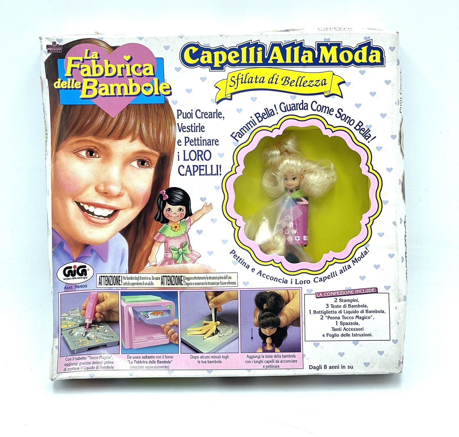 1995#Magic Maker Dolly Maker Boutique Mold-goop- Figure Set TOYMAX Rare#NIB IM