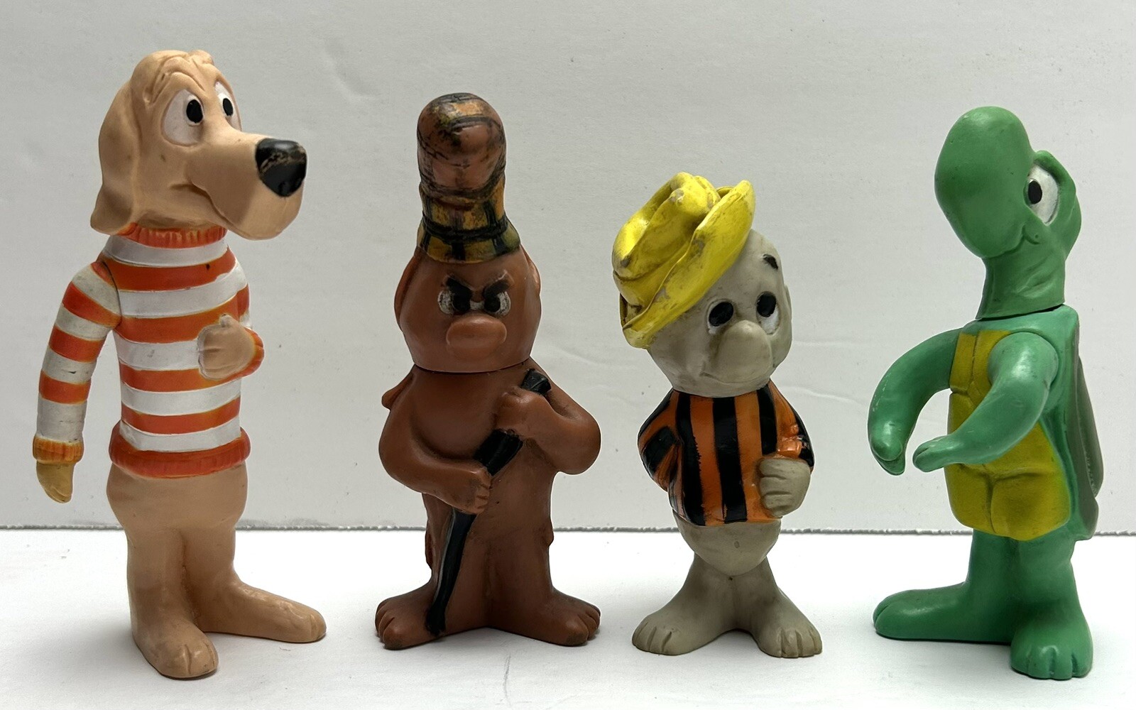 Vintage Walt Kelly Pogo Figures Set 1969 Made in Japan Vinyl Lot Of 4