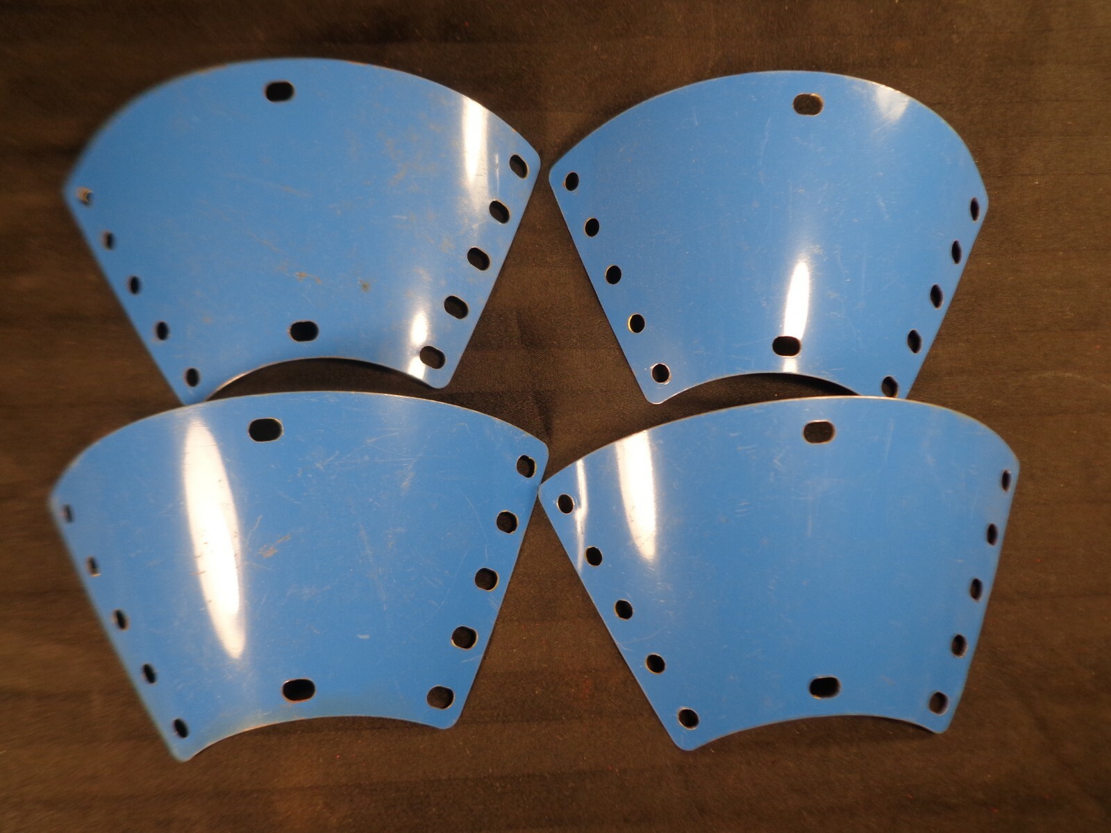 Gilbert Erector LOT of (4) # 31- 90 DEGREE CONE – Blue 1960’S CLEAN!!