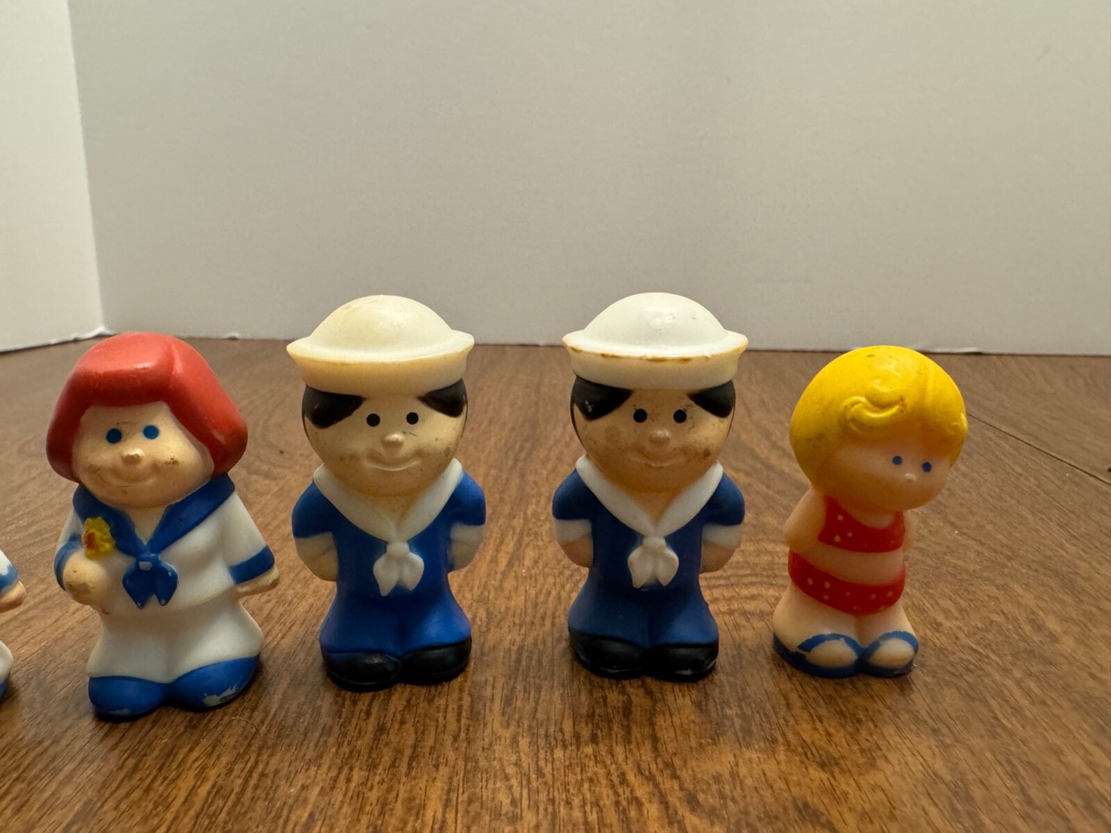 Lot of 7 Kenner Family Tree Tots Tub Town Firefighter Sailor 1970s