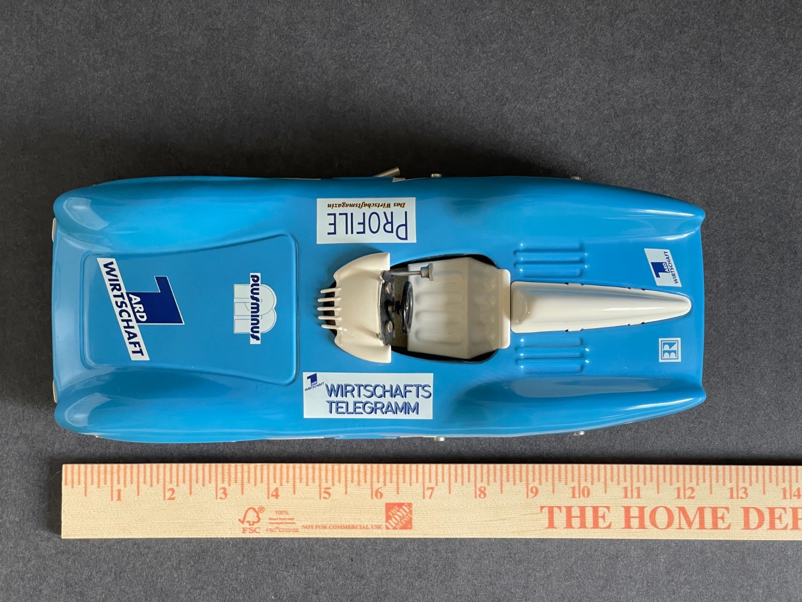 Marklin Metall Series 1947 Mercedes W196R Wind Up – 12 inch Length