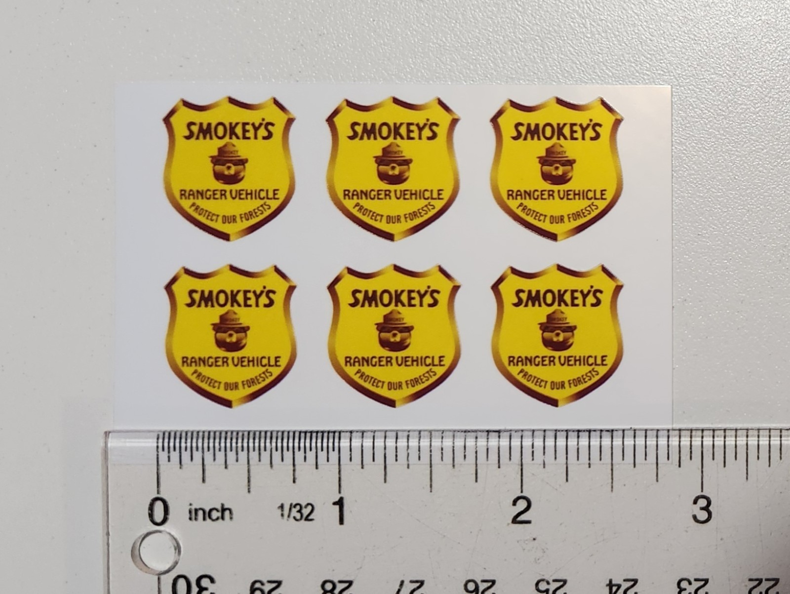 Tonka Truck Smokey Smokeys Smokey’s Ranger Vehicle Stickers For Mini Tonka Truck
