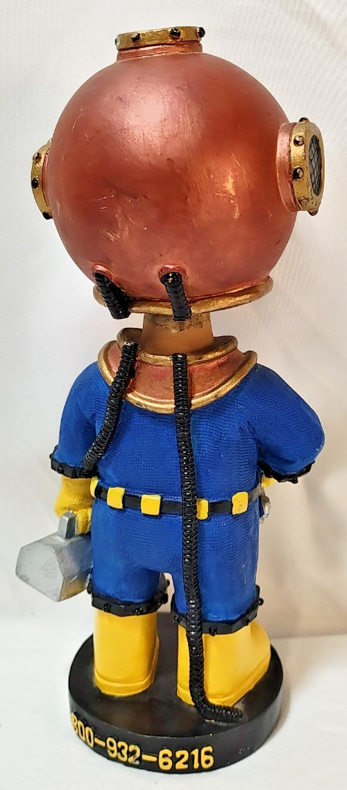 Vintage Onyx Marine Environmental Services Deep Sea Diver Bobblehead 7.5″ Unique