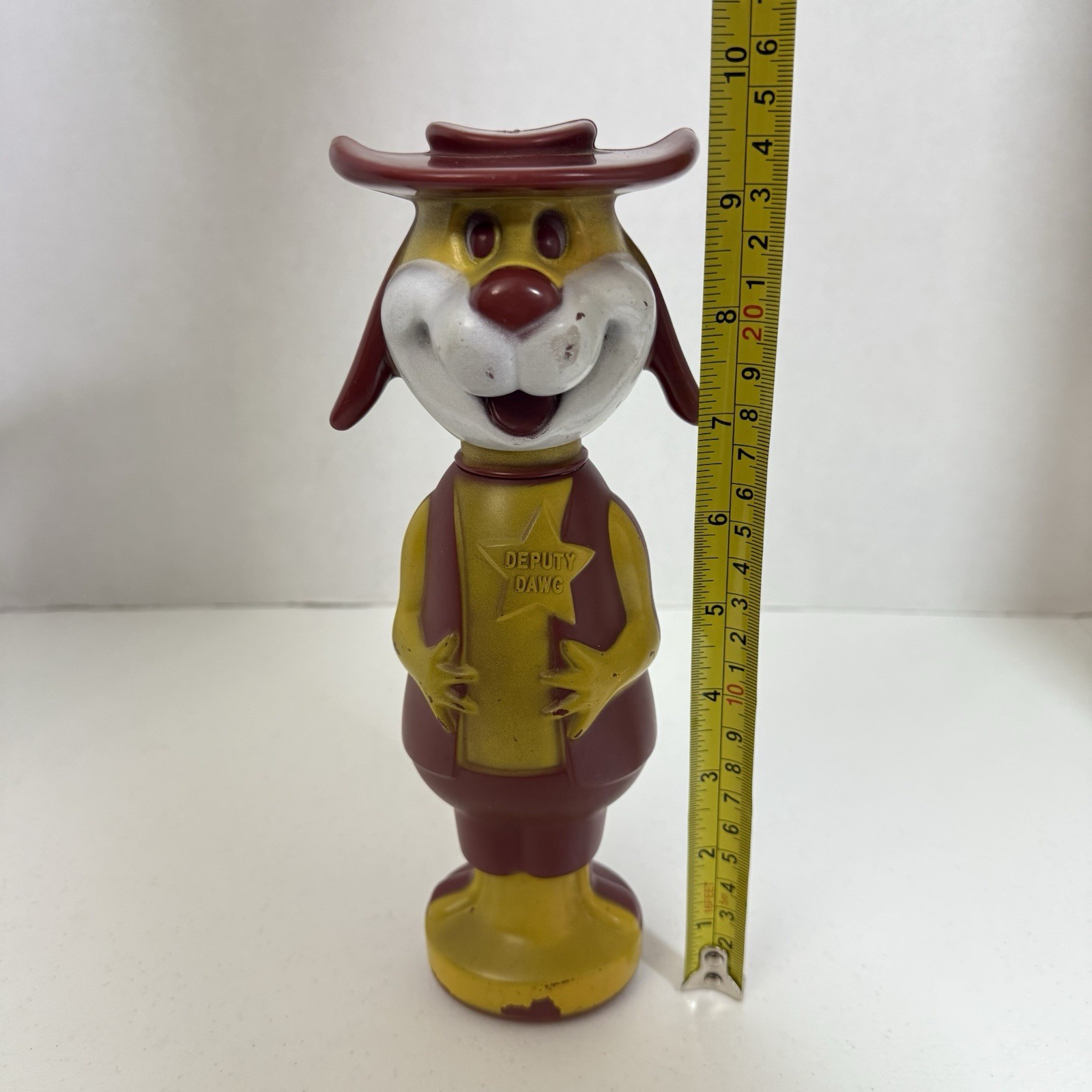Vintage Deputy Dawg Soaky Bubble Bath Bottle Colgate Palmolive Terrytoons Toy