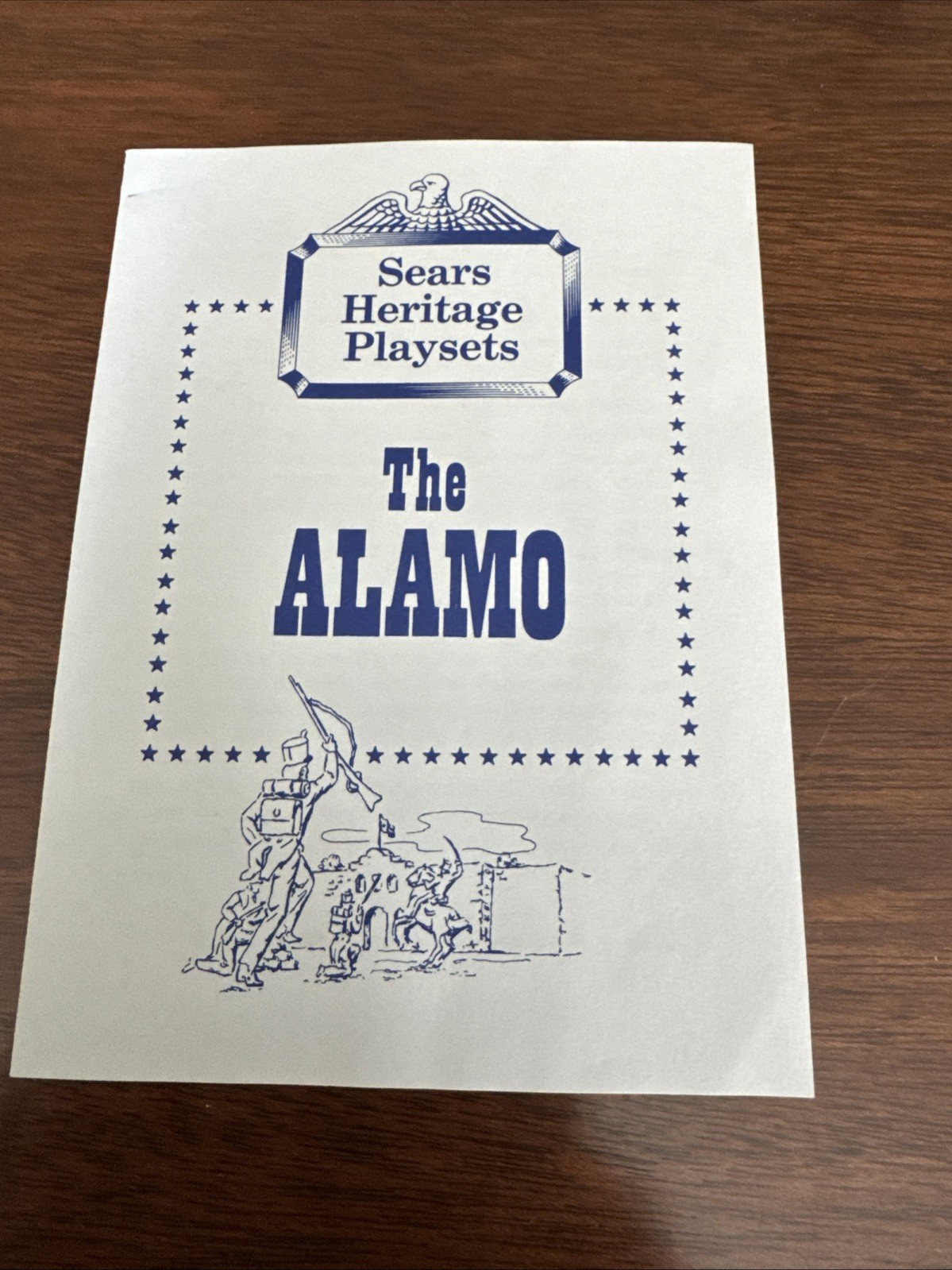 Vintage Marx Battle of the Alamo Sears Heritage Playset History Booklet