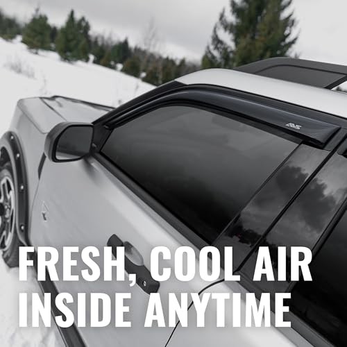 [AVS] Outside Mount Rain Guards For 2002 – 2008 Dodge Outside Mount – Smoke