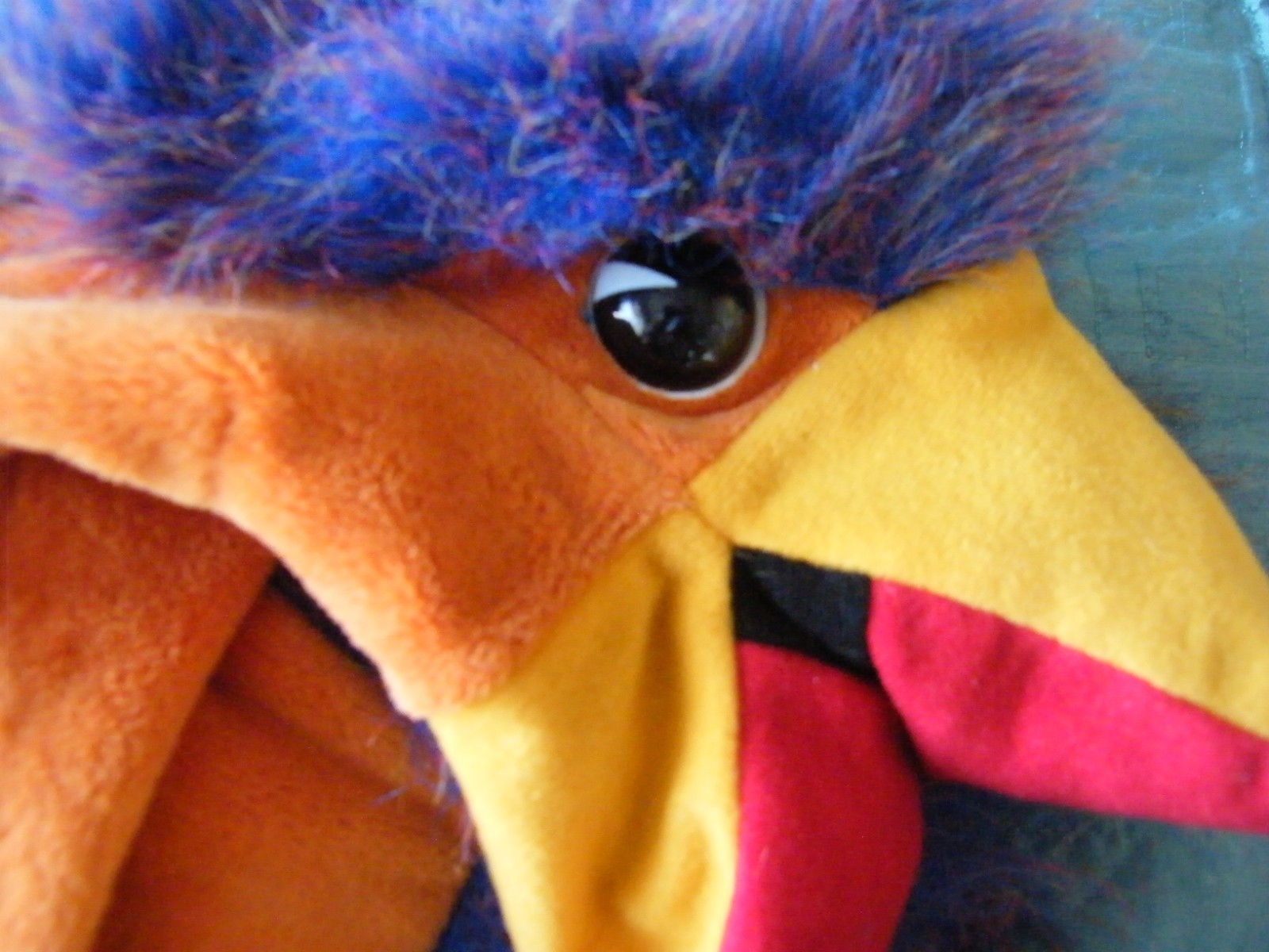 VINTAGE EMU HAND PUPPET 28″ ROD HULL RAVENSDEN 2007 ENDEMOL (3)
