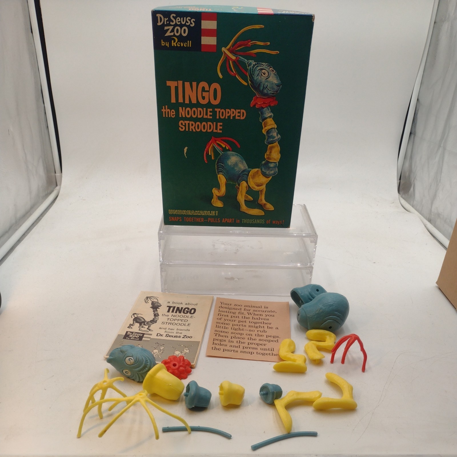 Revell Dr. Seuss Zoo Tingi The Noodle Topped Stroodle Used As Is In Original Box